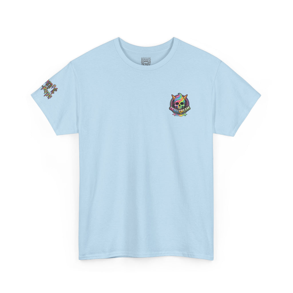 Skullcream-Don’t Push-Pops T-Shirt | Colorful Drip Graphic Tee