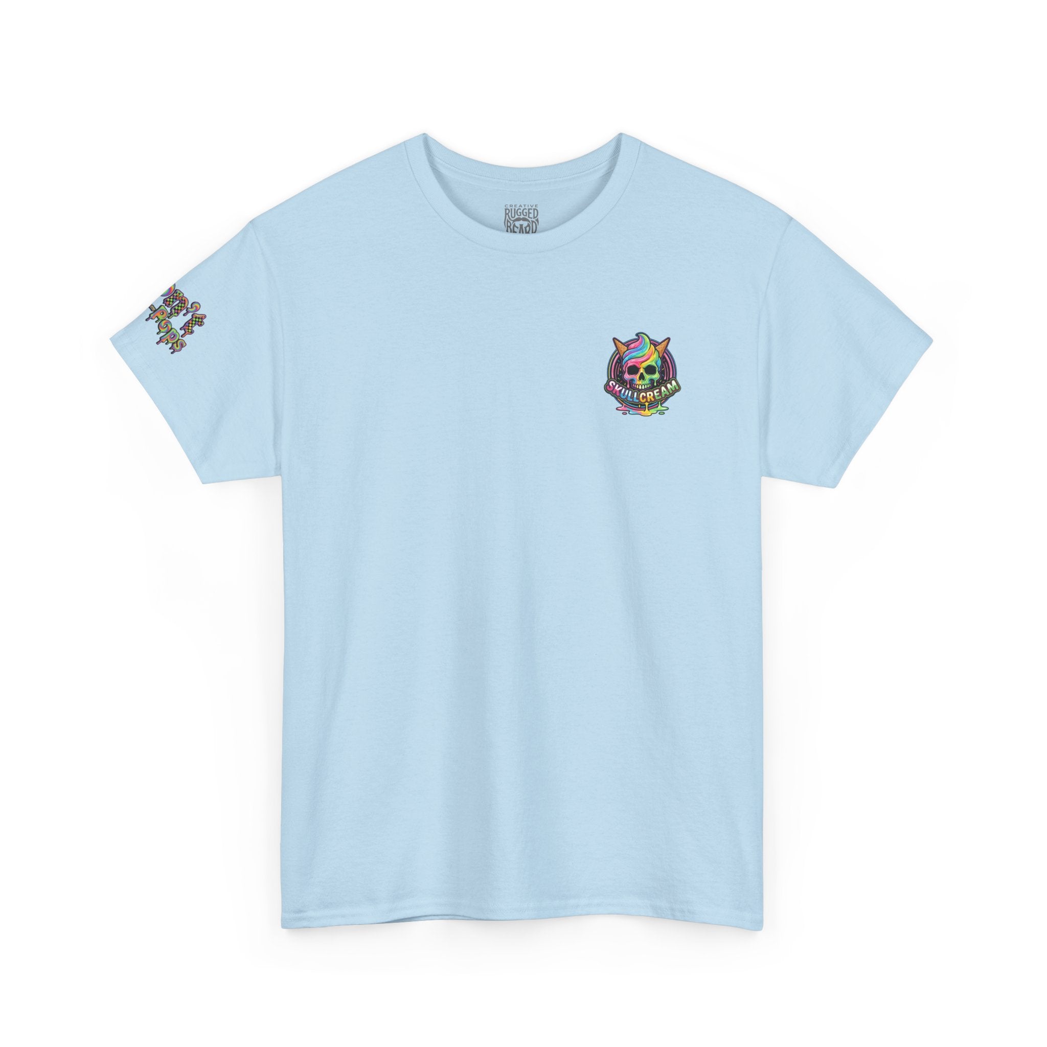 Skullcream-Don’t Push-Pops T-Shirt | Colorful Drip Graphic Tee
