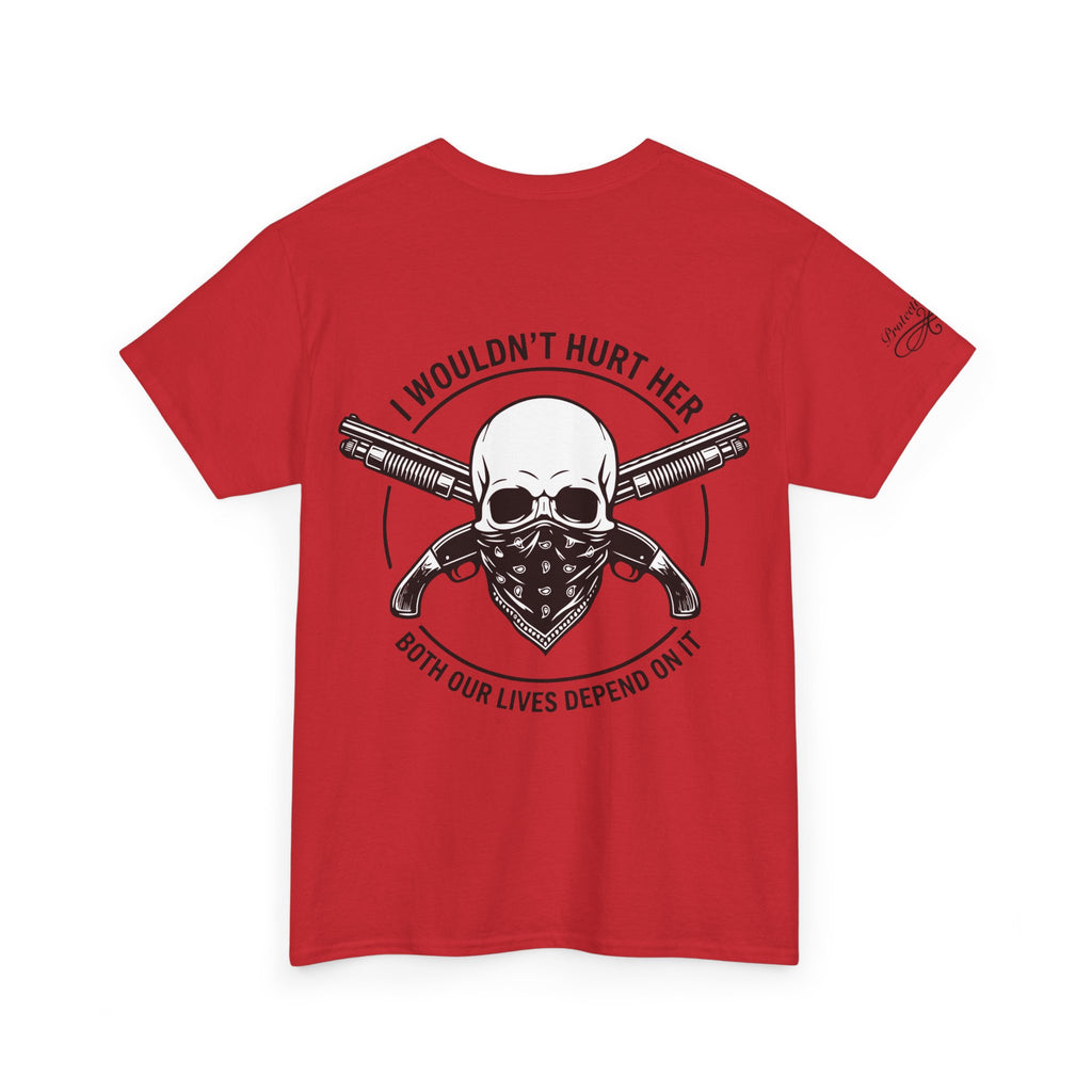 Protective Dad-Assault Rifle T-Shirt | Here’s Your Warning
