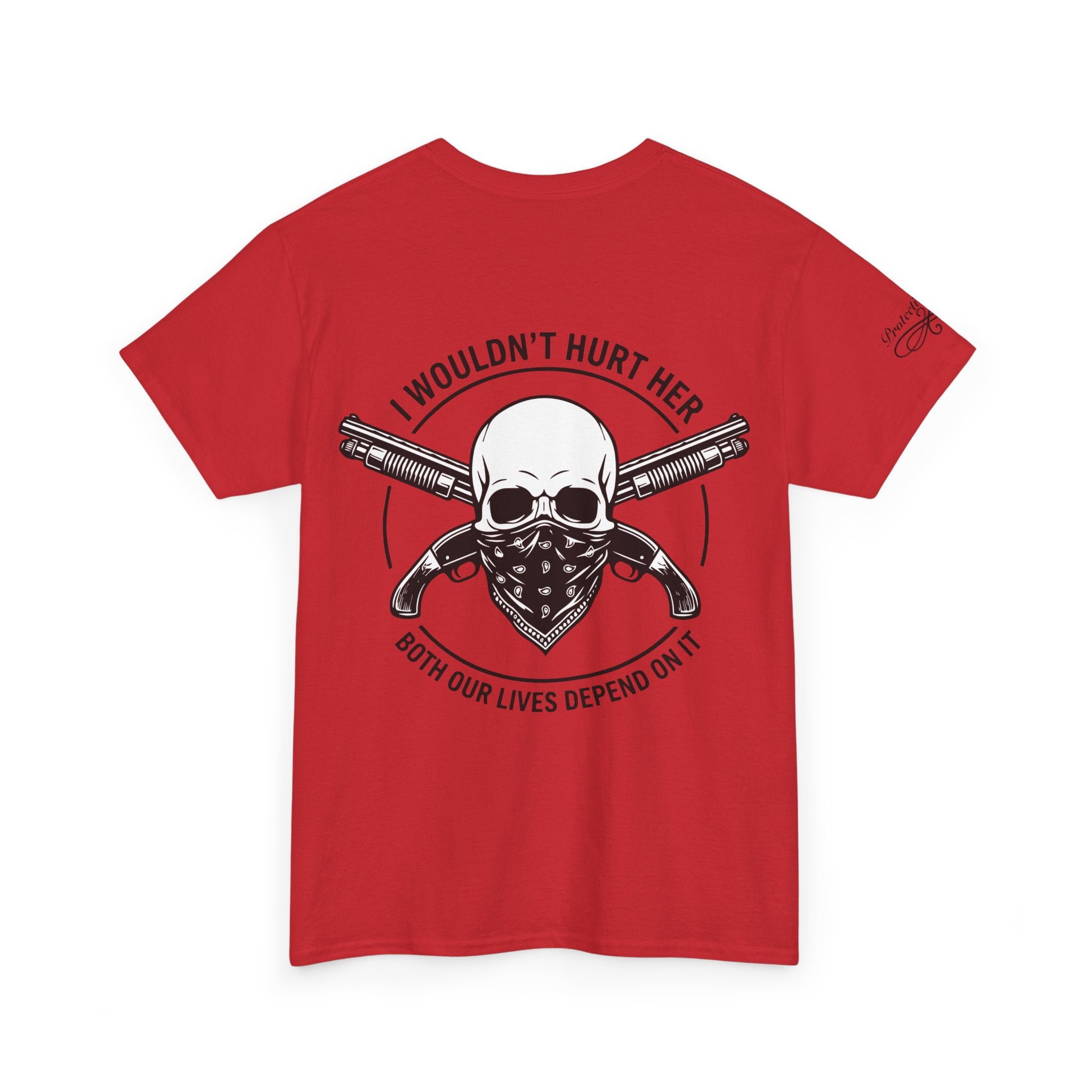 Protective Dad-Assault Rifle T-Shirt | Here’s Your Warning