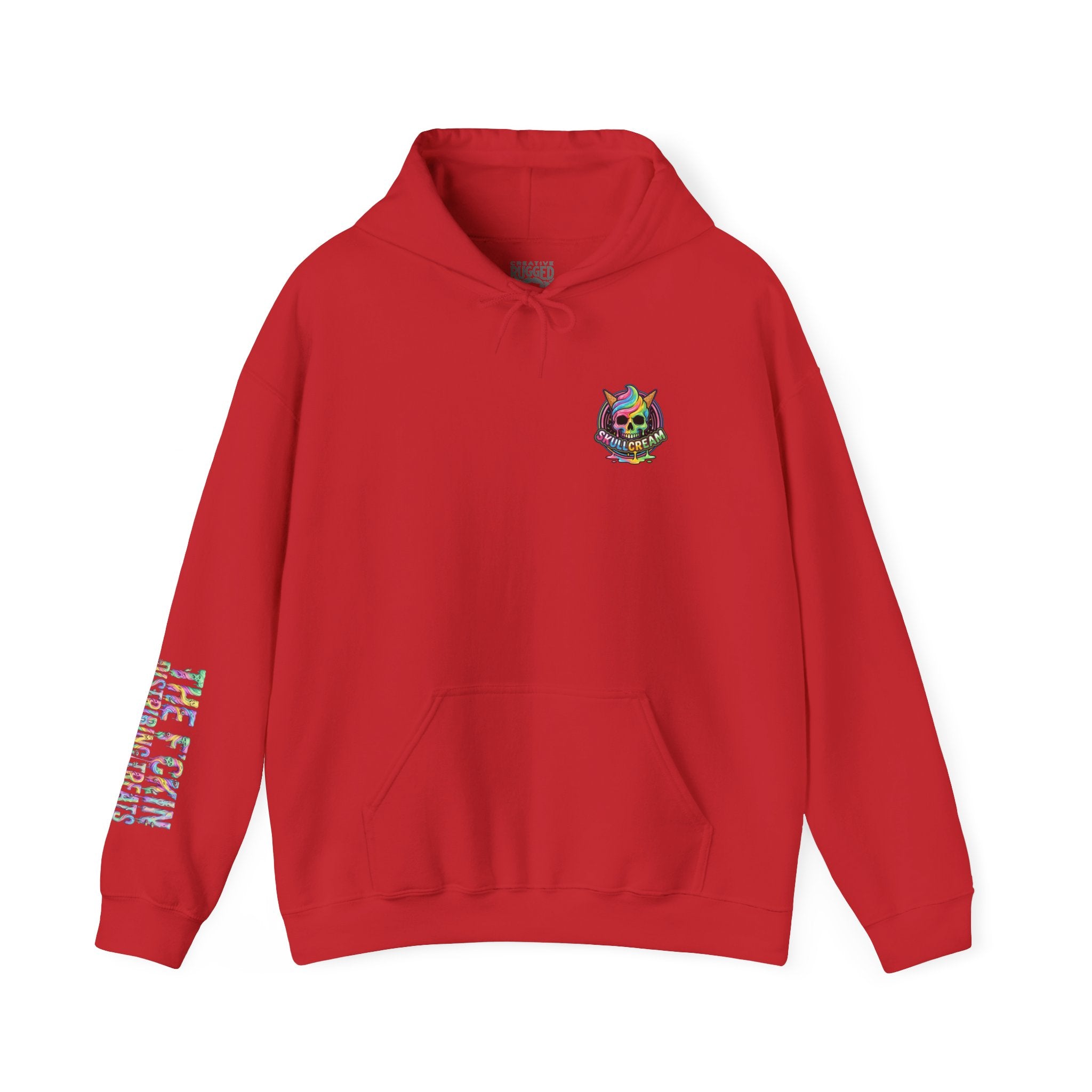 Cotton Candy Skullcream Hoodie — Sticky Fingers Band Graphic Pullover