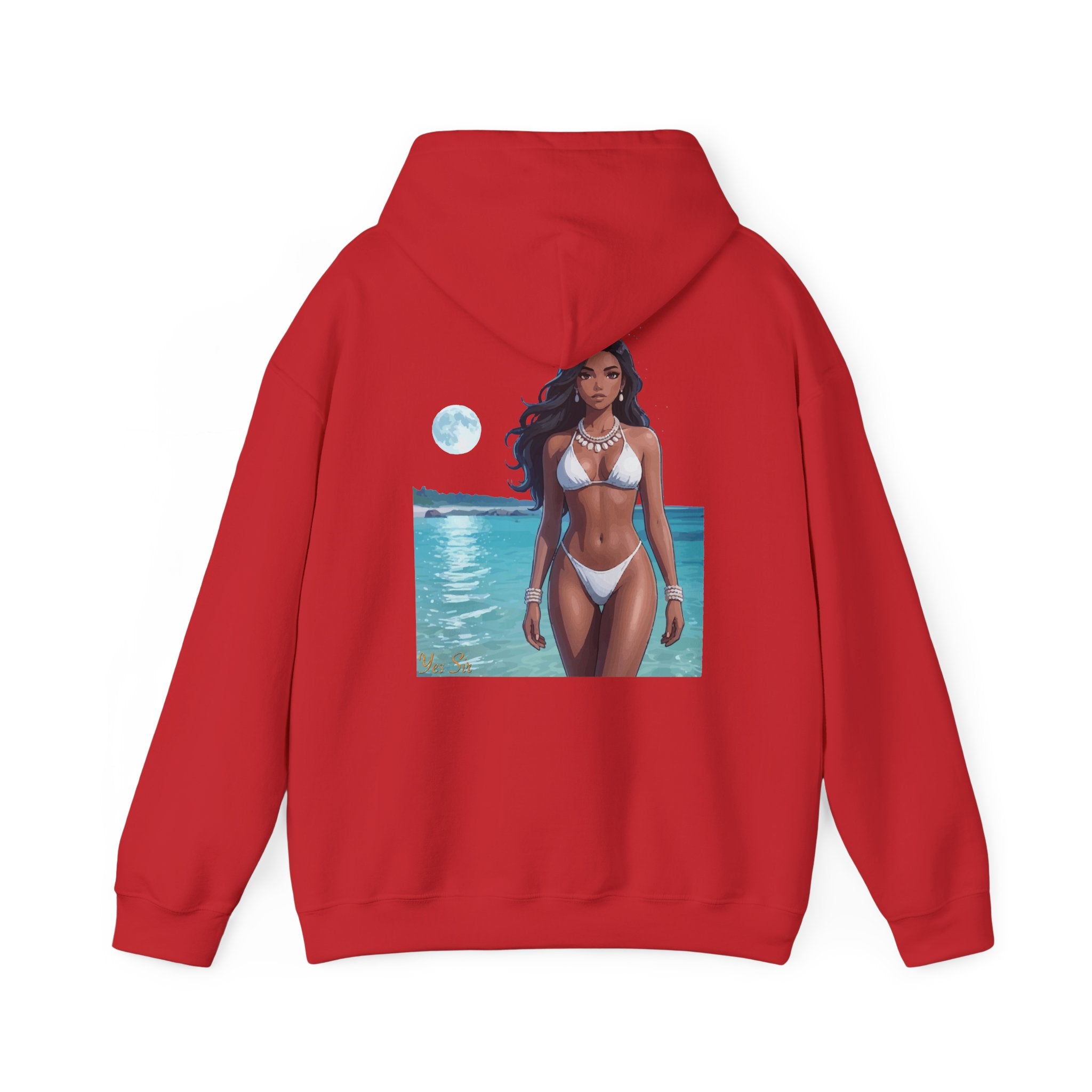 Under the Moon Light Yes Sir Hoodie | Parental Advisory  for the Bearded