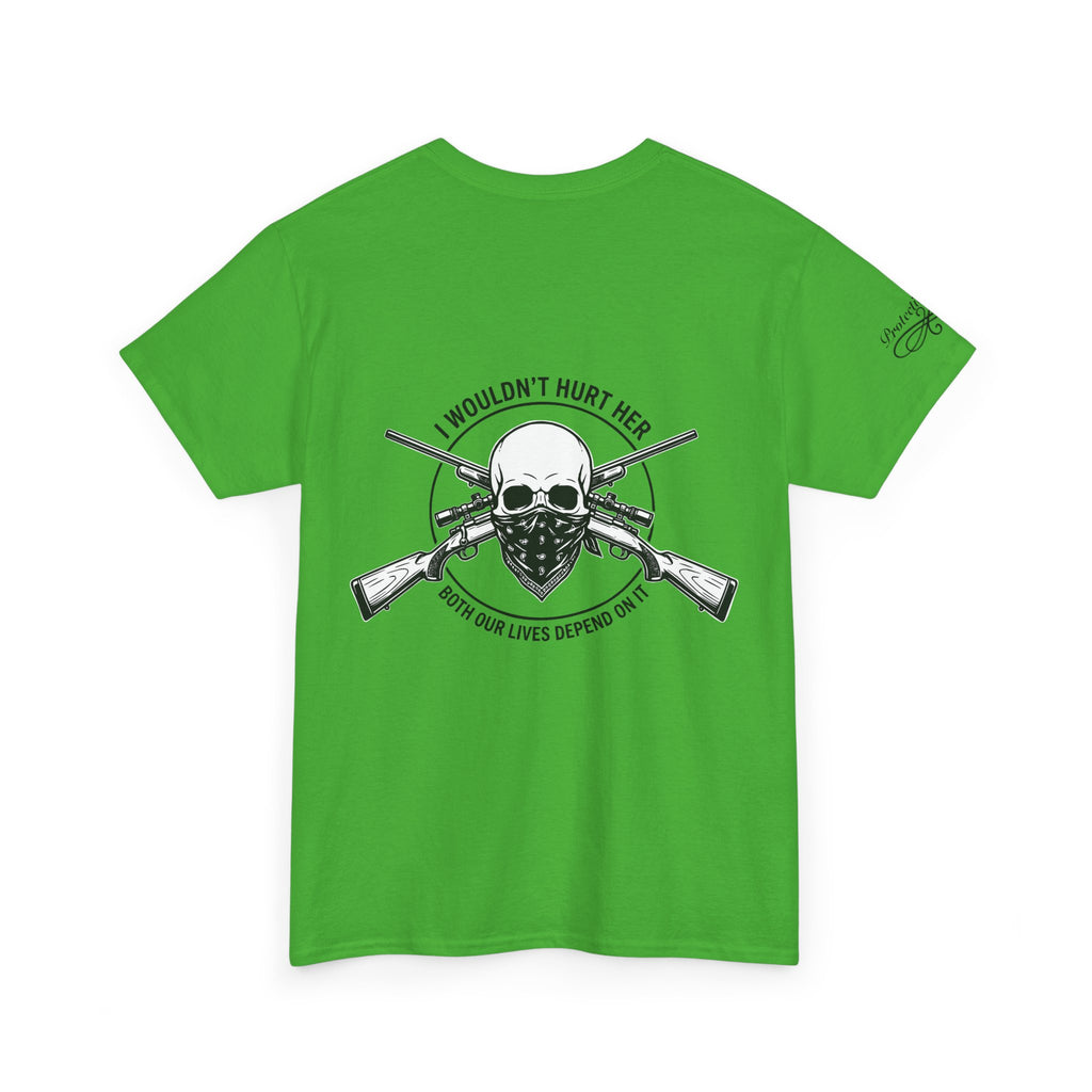 Protective Dad Rifles T-Shirt | Here’s Your Warning