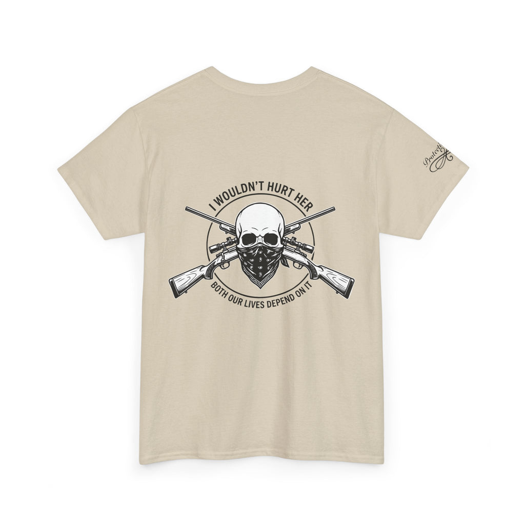 Protective Dad Rifles T-Shirt | Here’s Your Warning