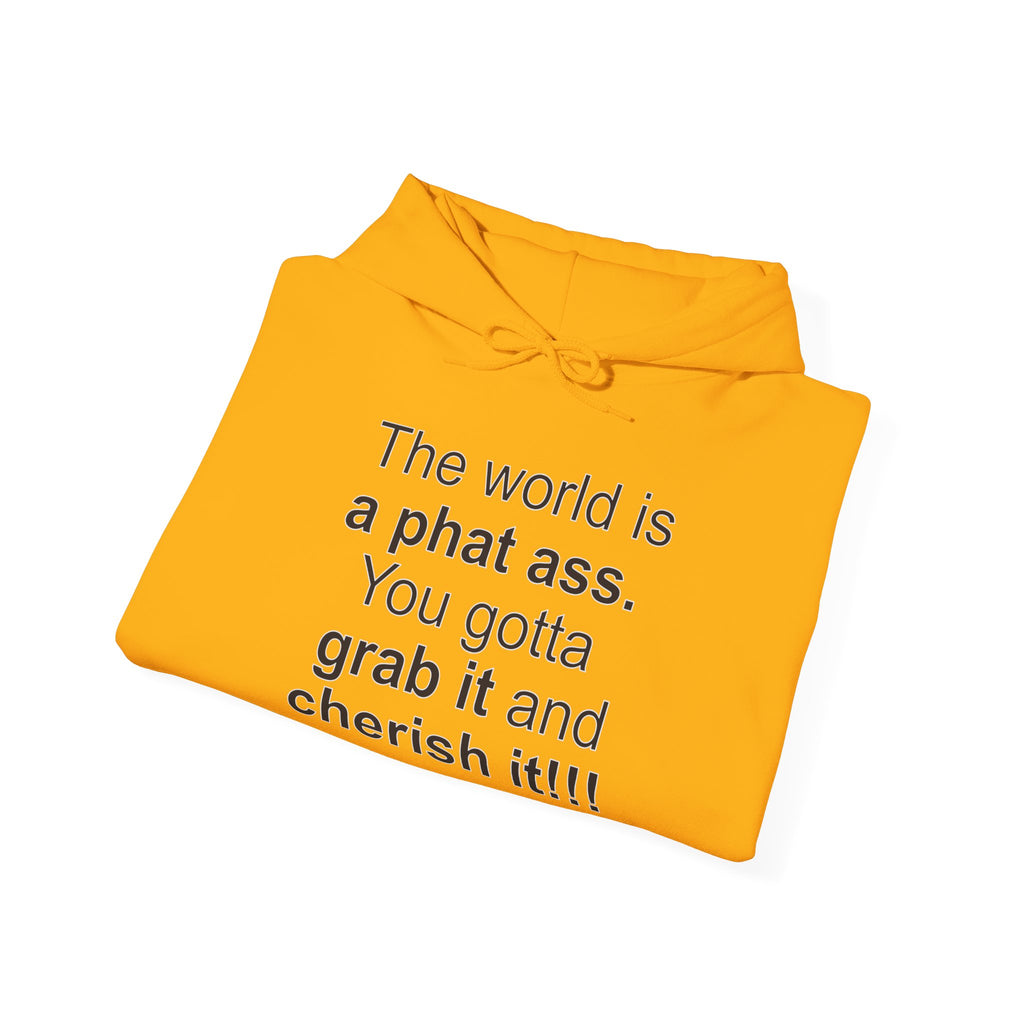 The World | Yes Sir Hoodie | Cherish It Graphic Hoodie