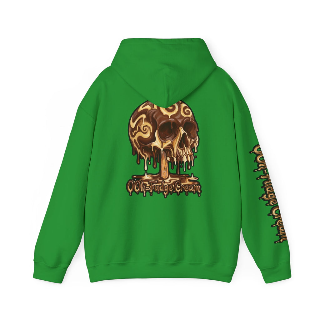Skullcream-Ooh-Fudge Cream Hoodie | Dripping Skull Graphic