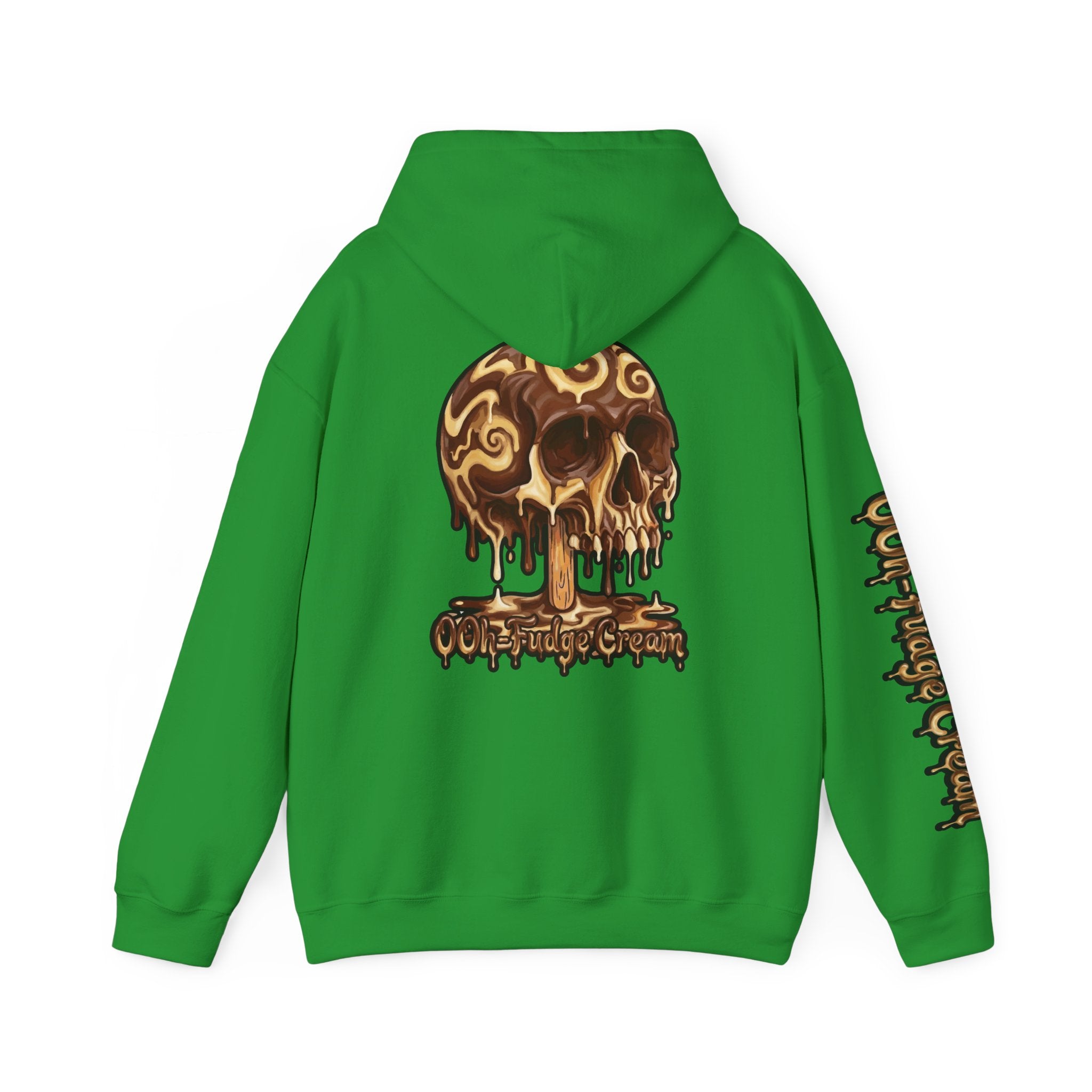 Skullcream-Ooh-Fudge Cream Hoodie | Dripping Skull Graphic