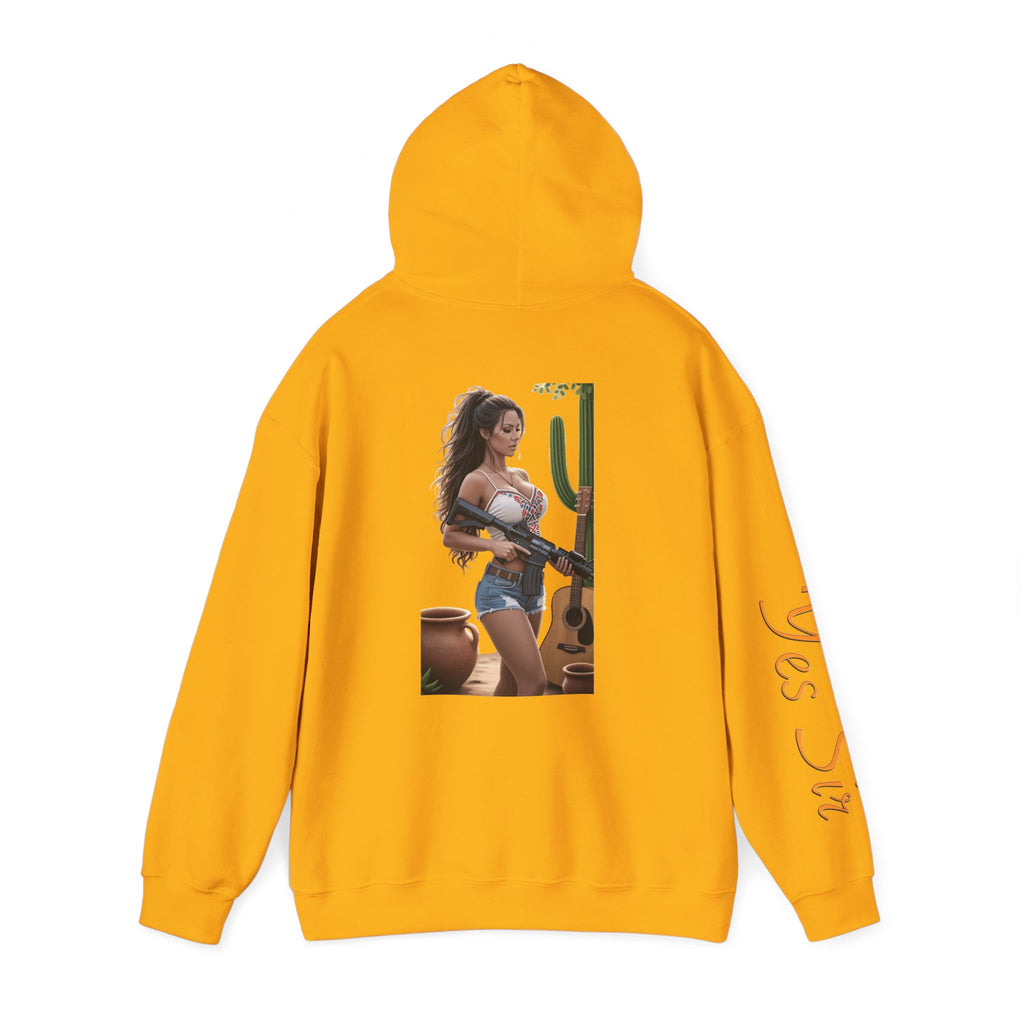 Nice Guitar- Yes Sir Hoodie | Parental Advisory  for the Bearded
