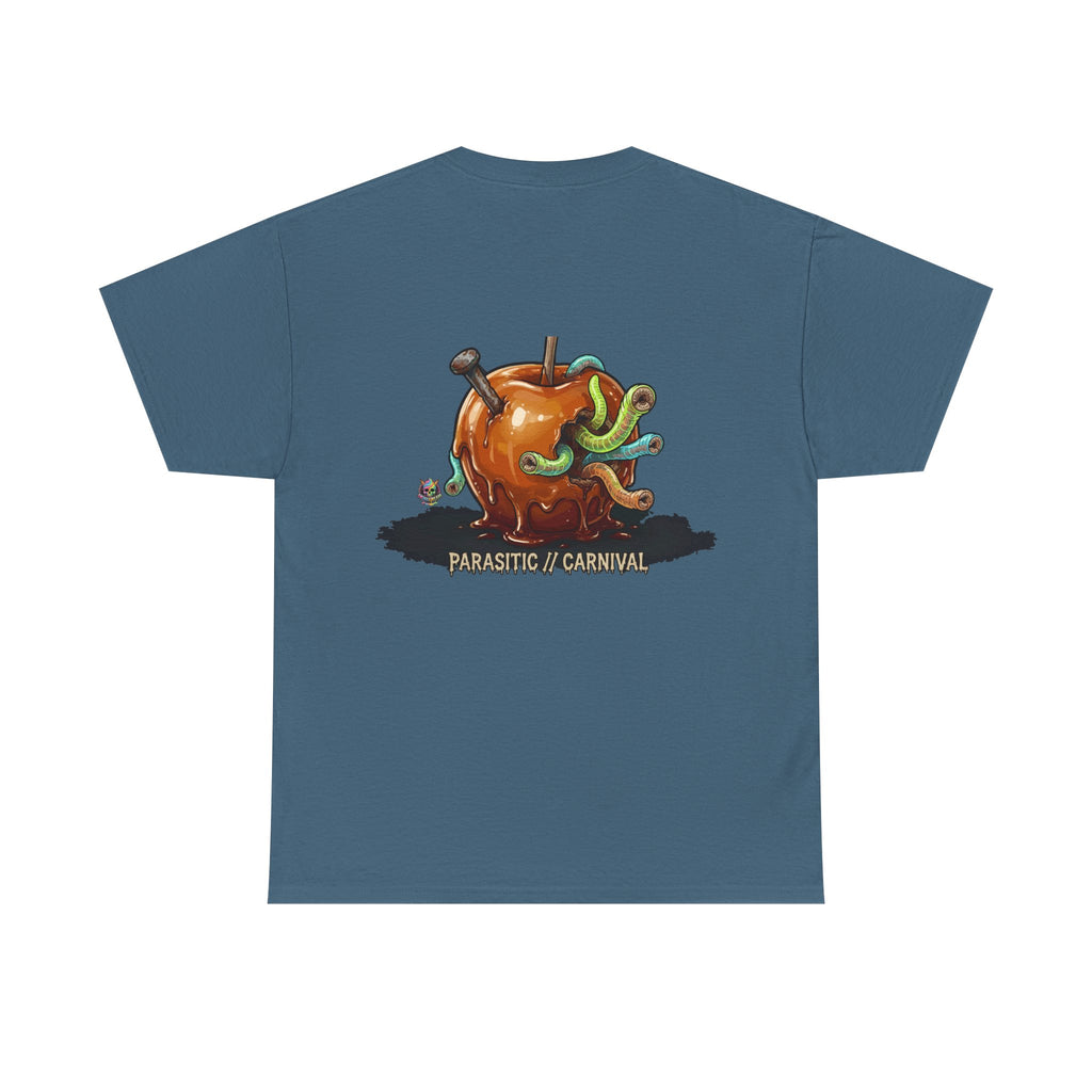 Skullcream Carnival Caramel Apple - Spooky Candy Apple Graphic T-Shirt