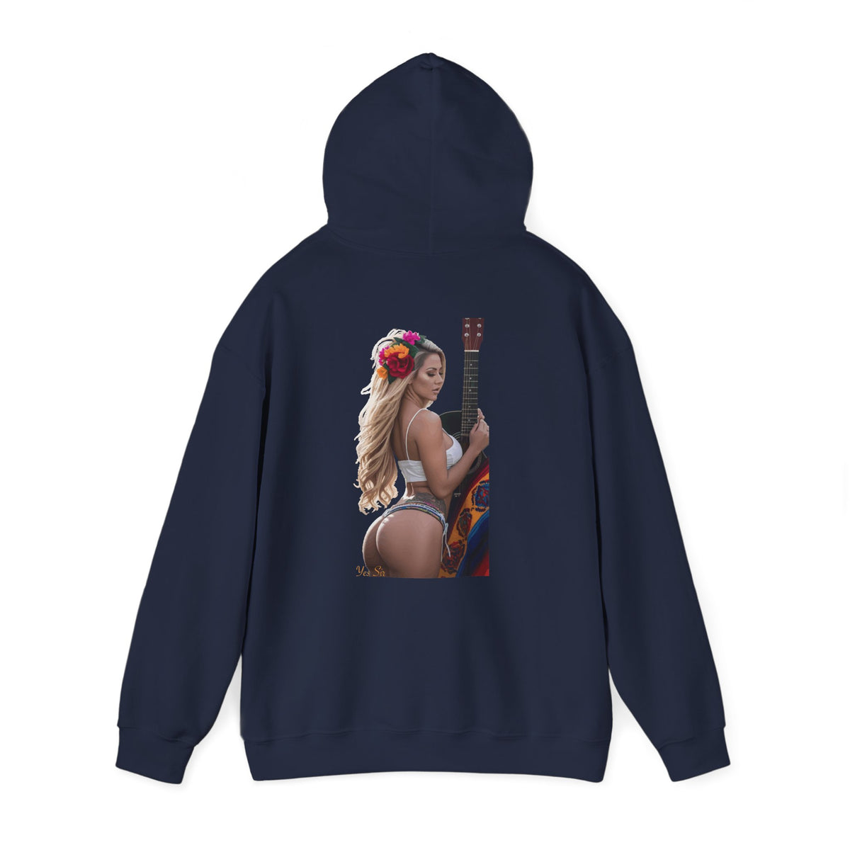 Pretty Flowers Yes Sir Hoodie | Parental Advisory  for the Bearded