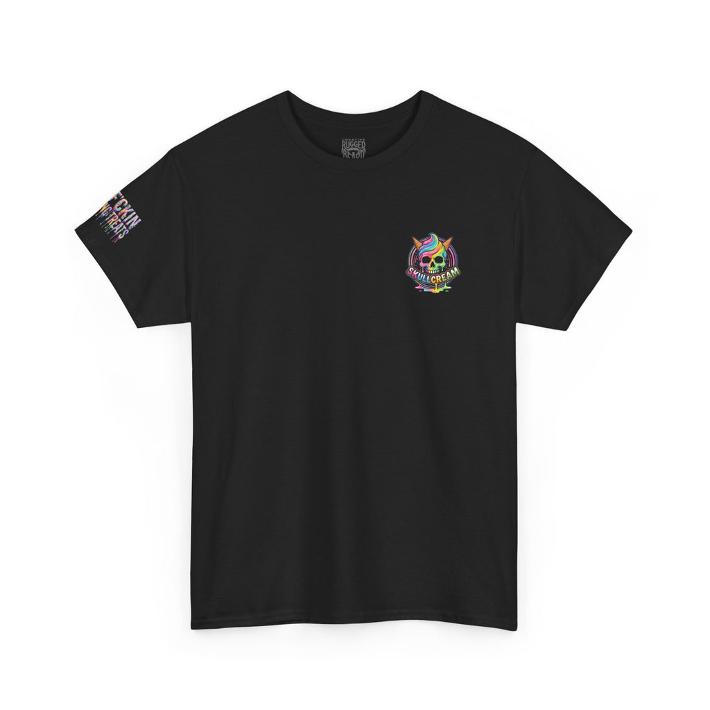Cotton Candy Skullcream T Shirt — 'Sticky Fingers' Graphic T-Shirt