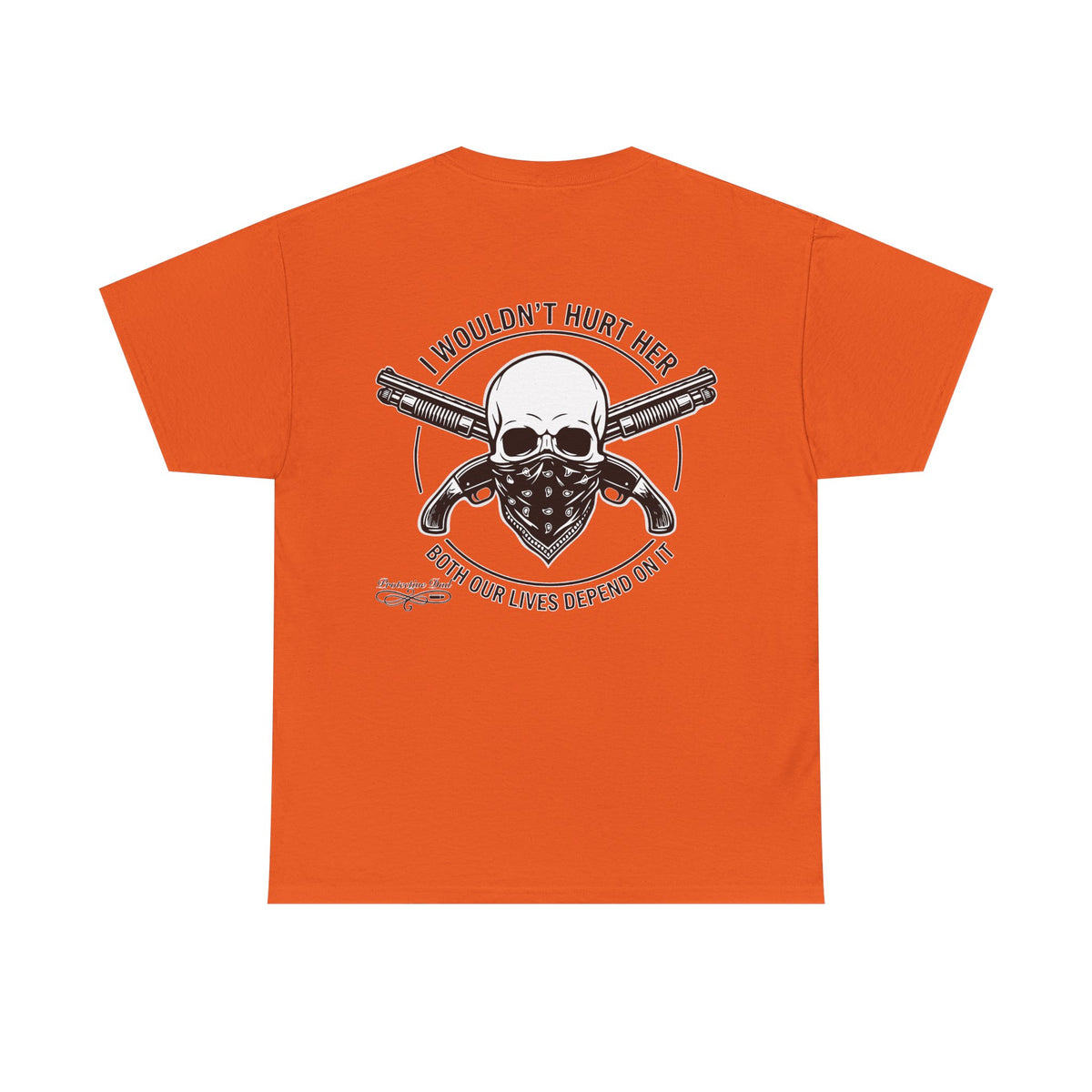 Protective Dad Sawed Off Shotguns T-Shirt | Here’s Your Warning