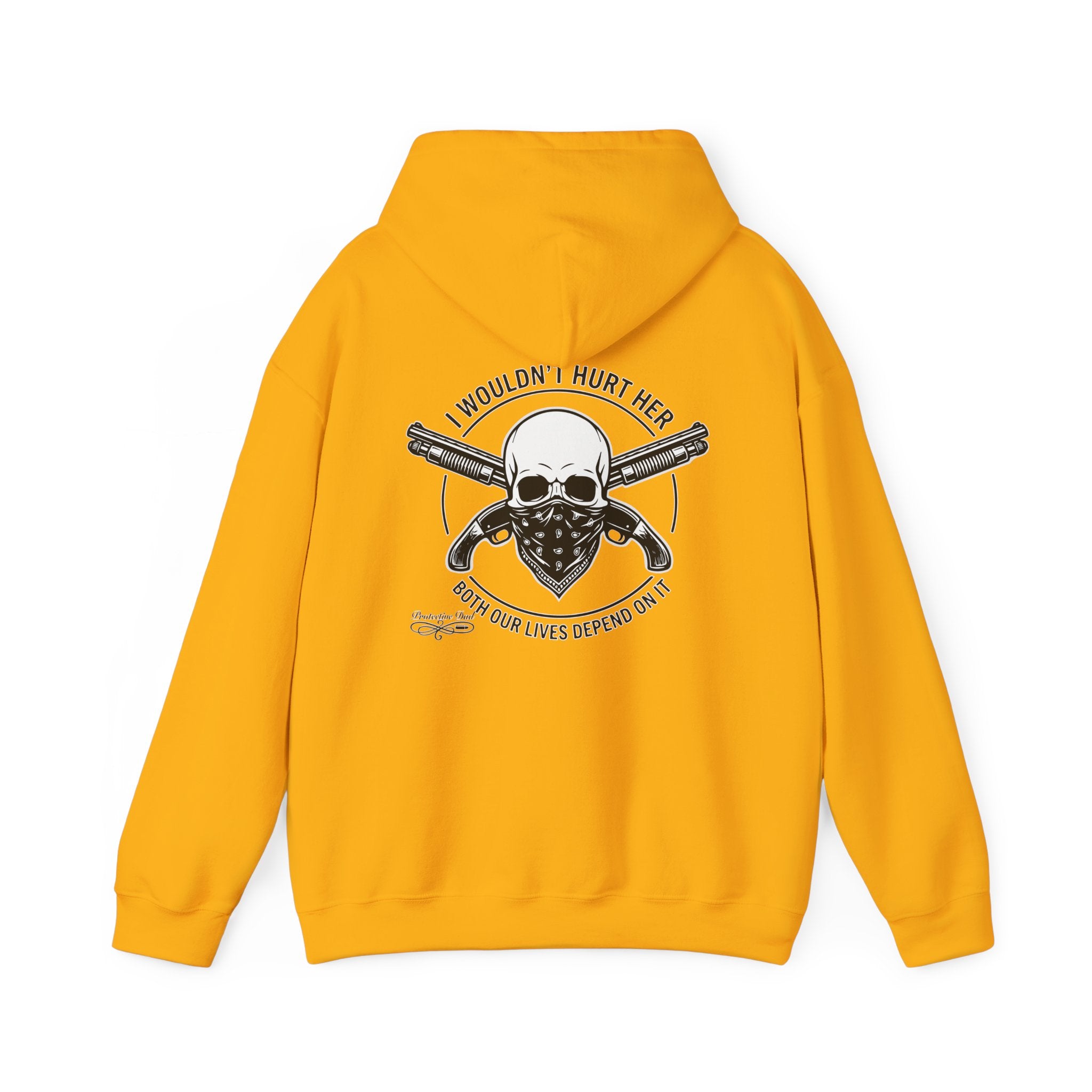Protective Dad Sawed Off Shotguns - Hoodie | Here’s Your Warning