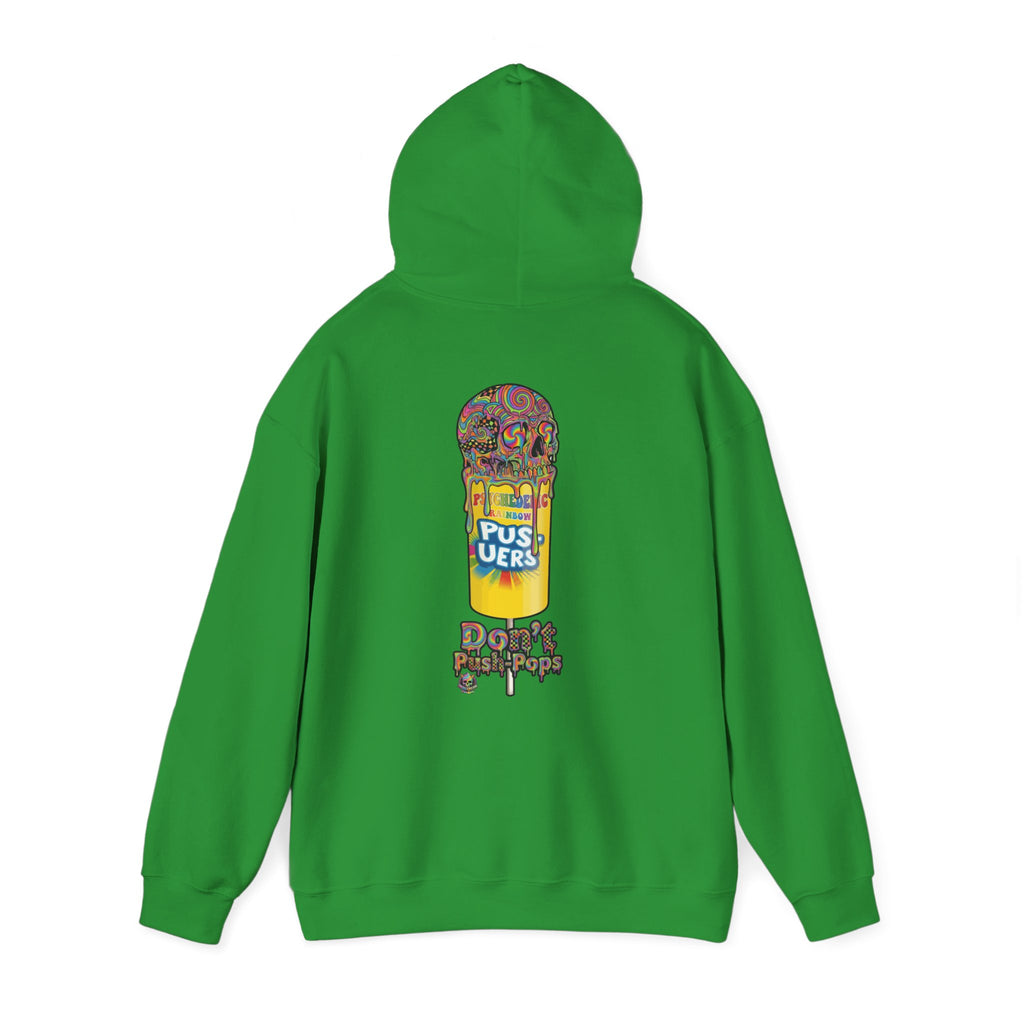 Skullcream-Don’t Push-Pops Hoodie | Dripping Skull Graphic