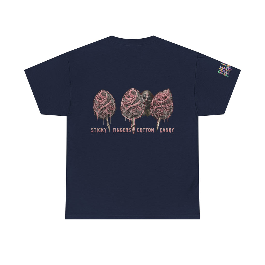 Cotton Candy Skullcream T Shirt — 'Sticky Fingers' Graphic T-Shirt