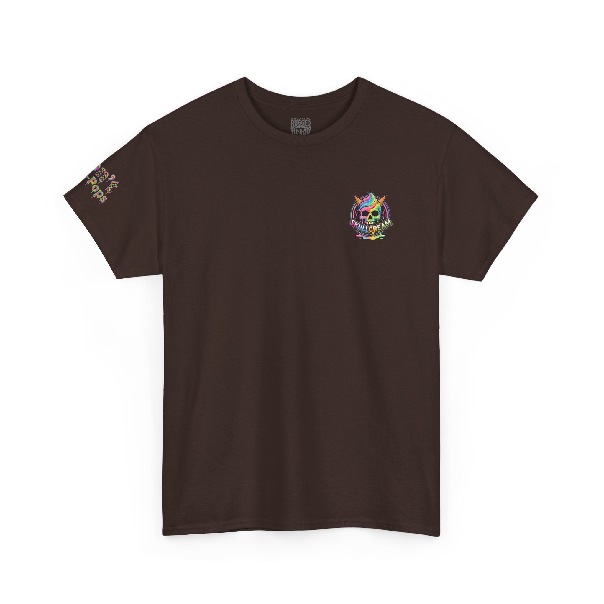 Skullcream-Don’t Push-Pops T-Shirt | Colorful Drip Graphic Tee