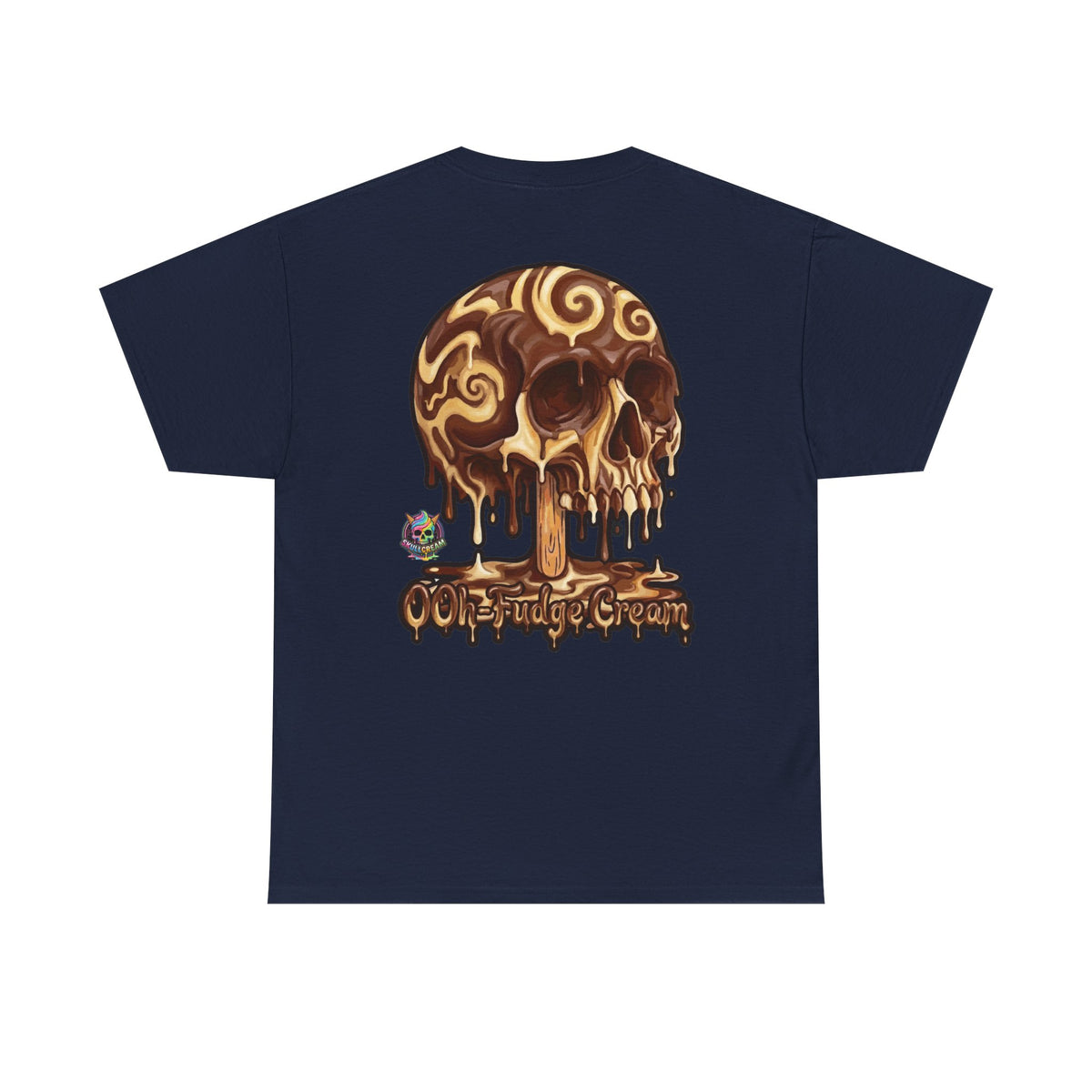 Skullcream-Ooh-Fudge Cream T-Shirt | Colorful Drip Graphic Tee