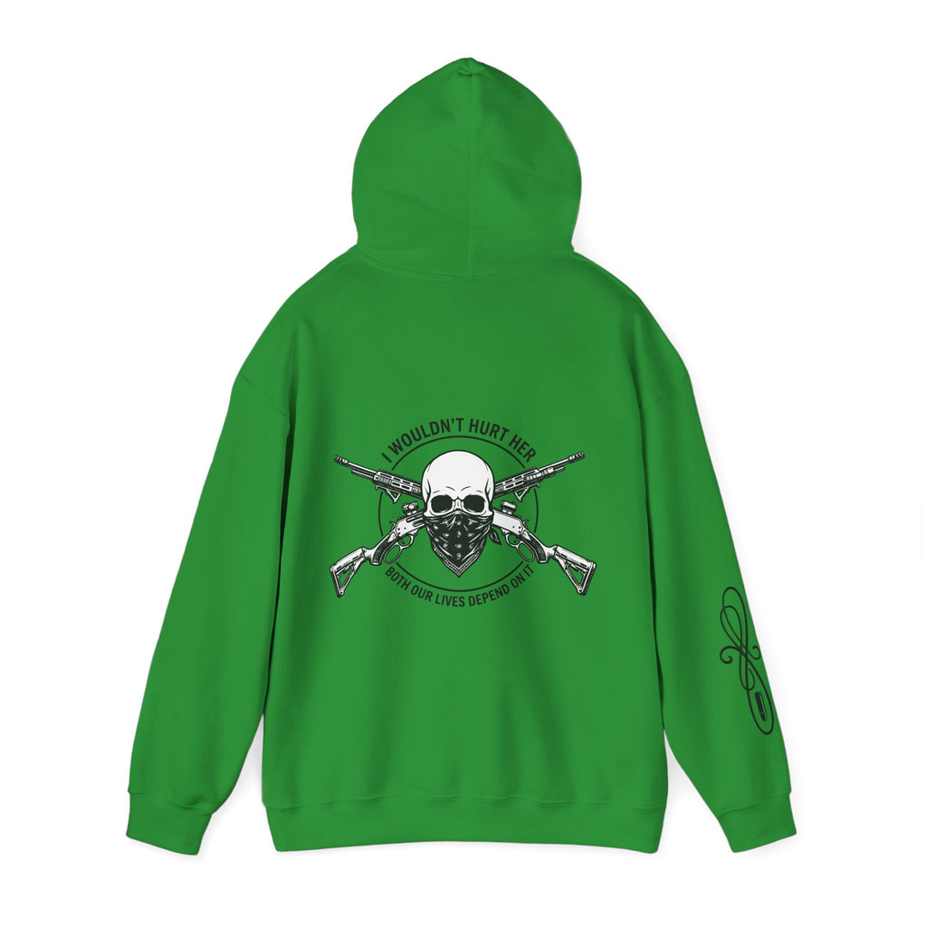 Protective Dad-Lever Actions Hoodie | Here’s Your Warning | Black Font