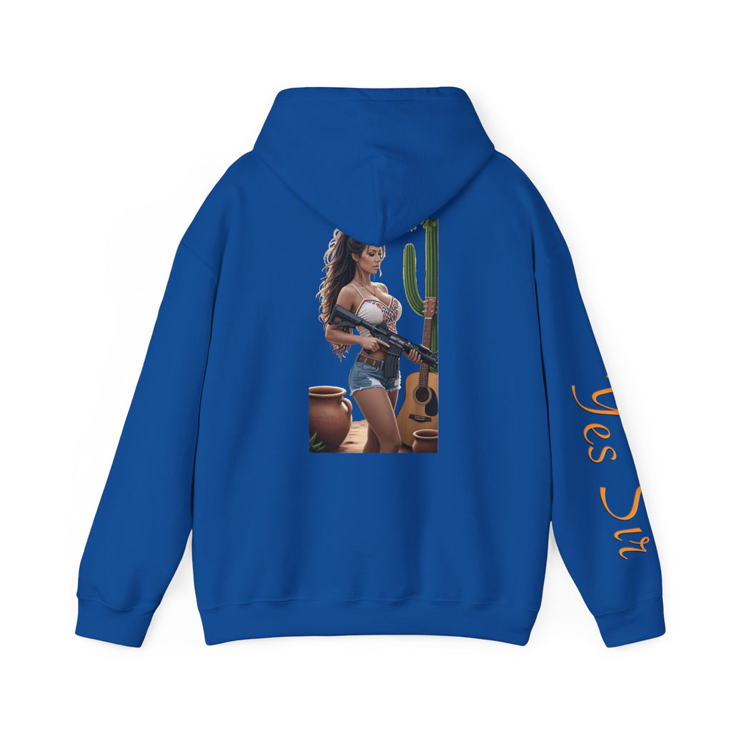 Nice Guitar- Yes Sir Hoodie | Parental Advisory  for the Bearded