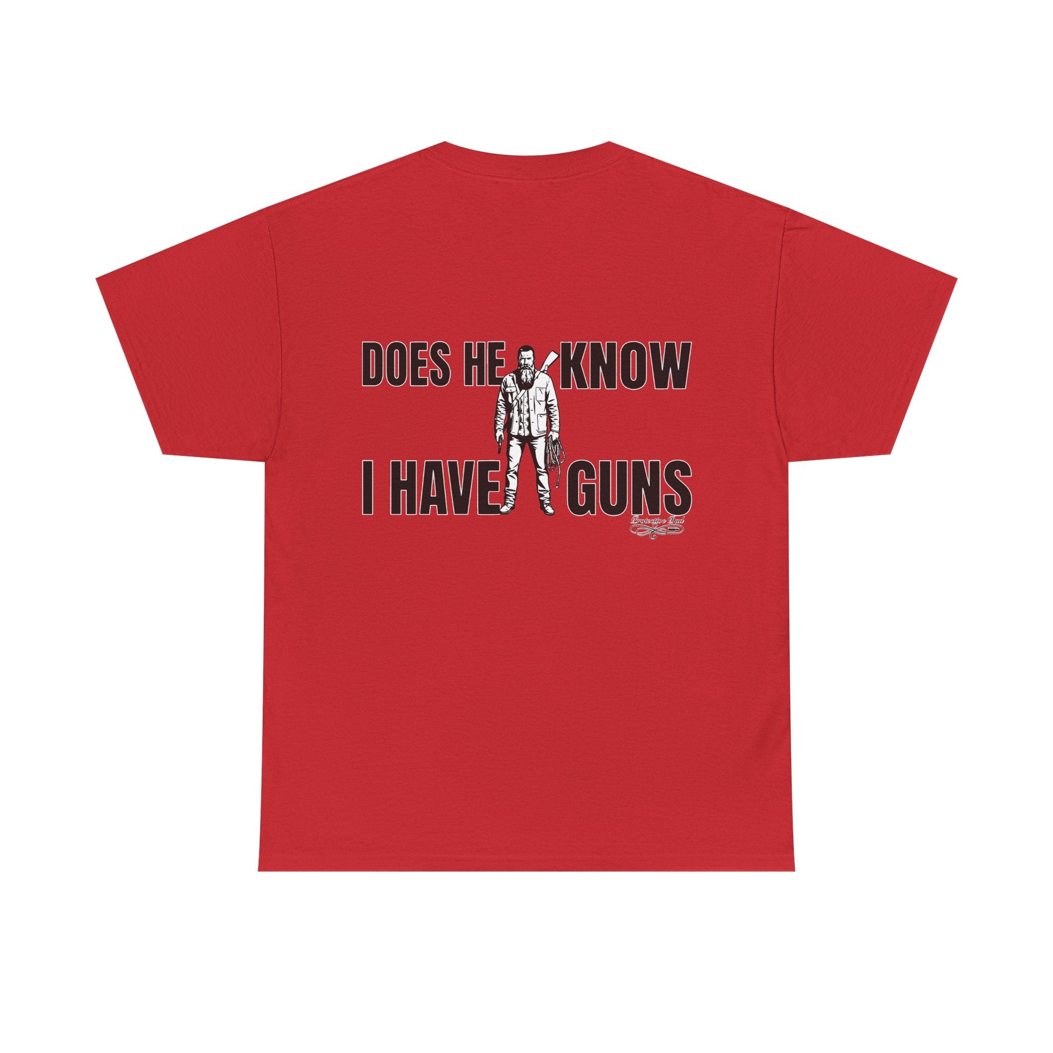 Protective Dad Does He Know T-Shirt| Here’s Your Warning