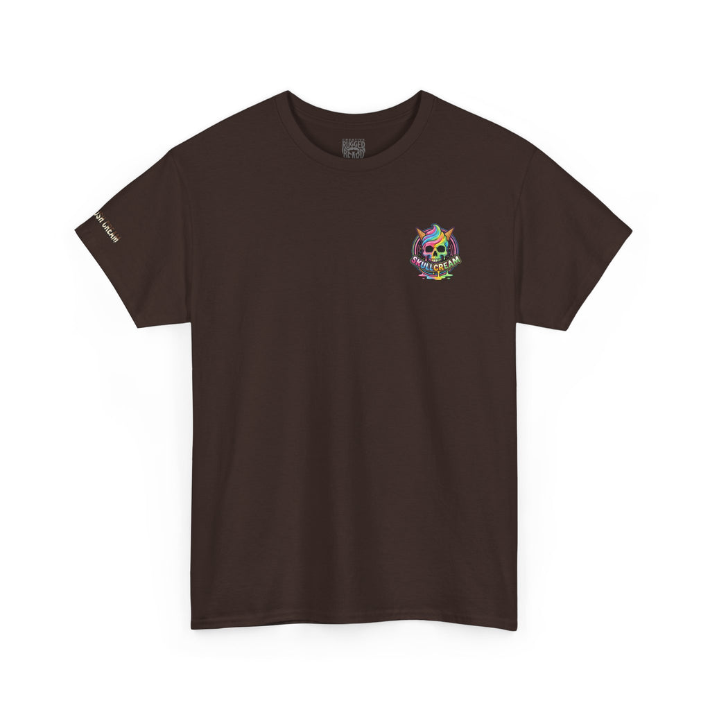 Skullcream-Goreo Crush Cream T-Shirt | Colorful Drip Graphic Tee