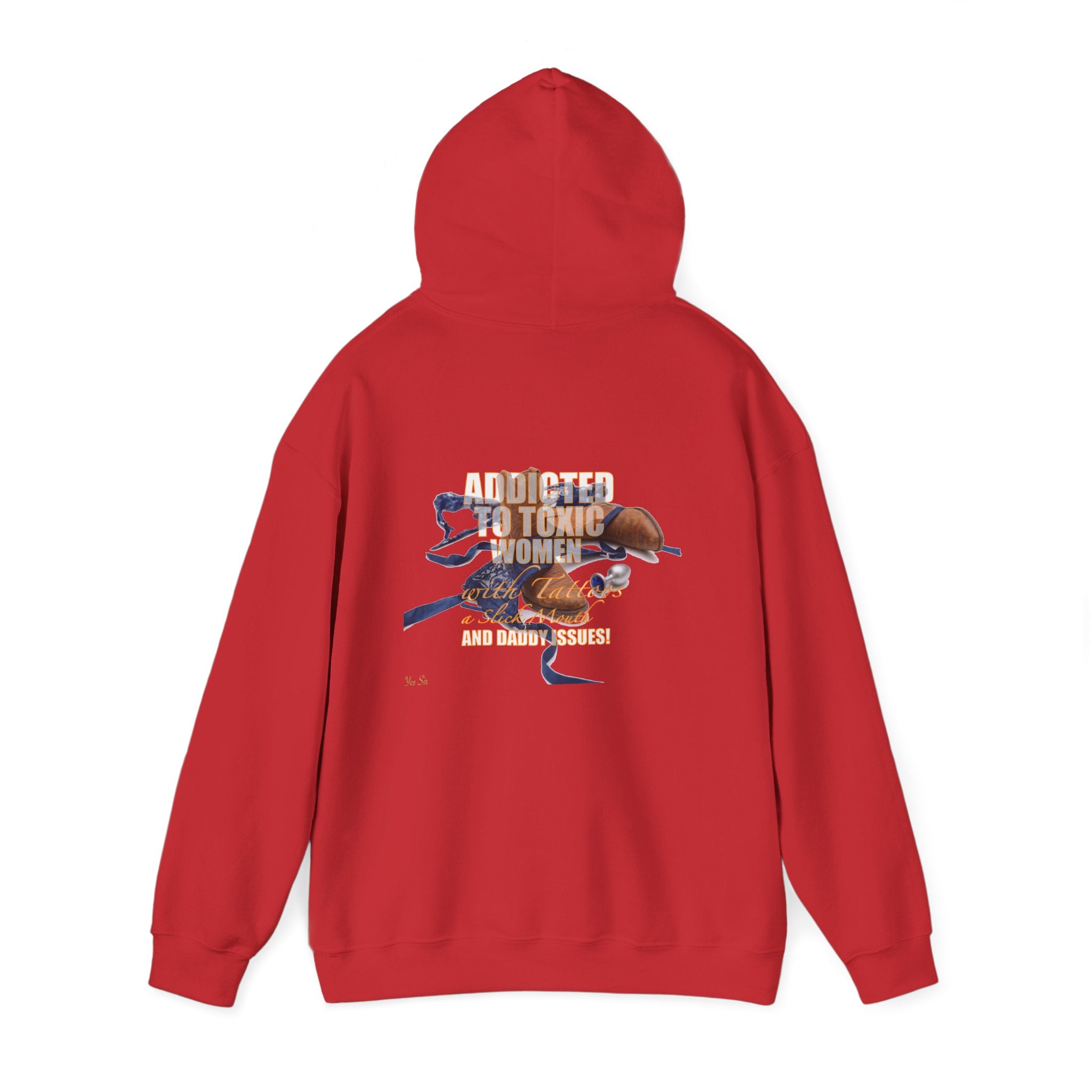 Addicted | Yes Sir Hoodie | Recovering Addict Graphic Hoodie