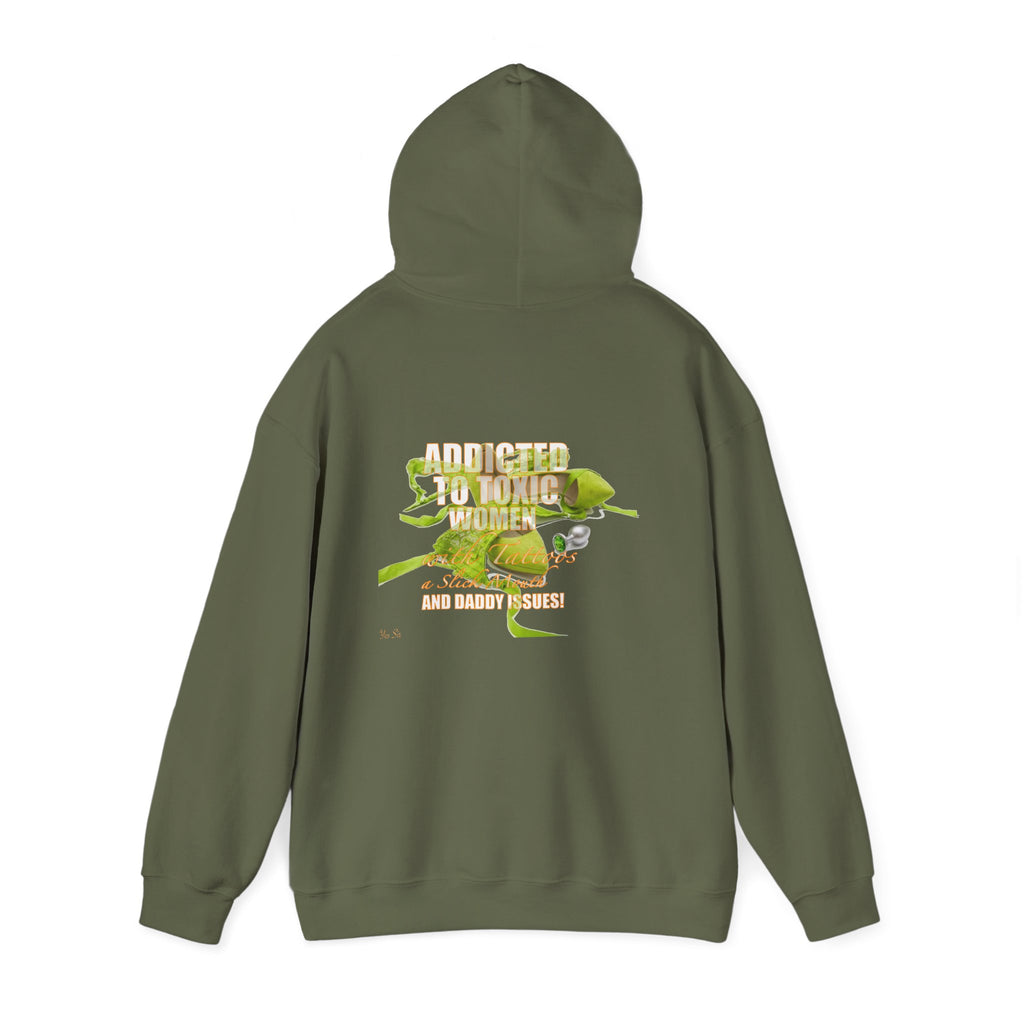 Addicted | Yes Sir Hoodie | Recovering Addict Graphic Hoodie