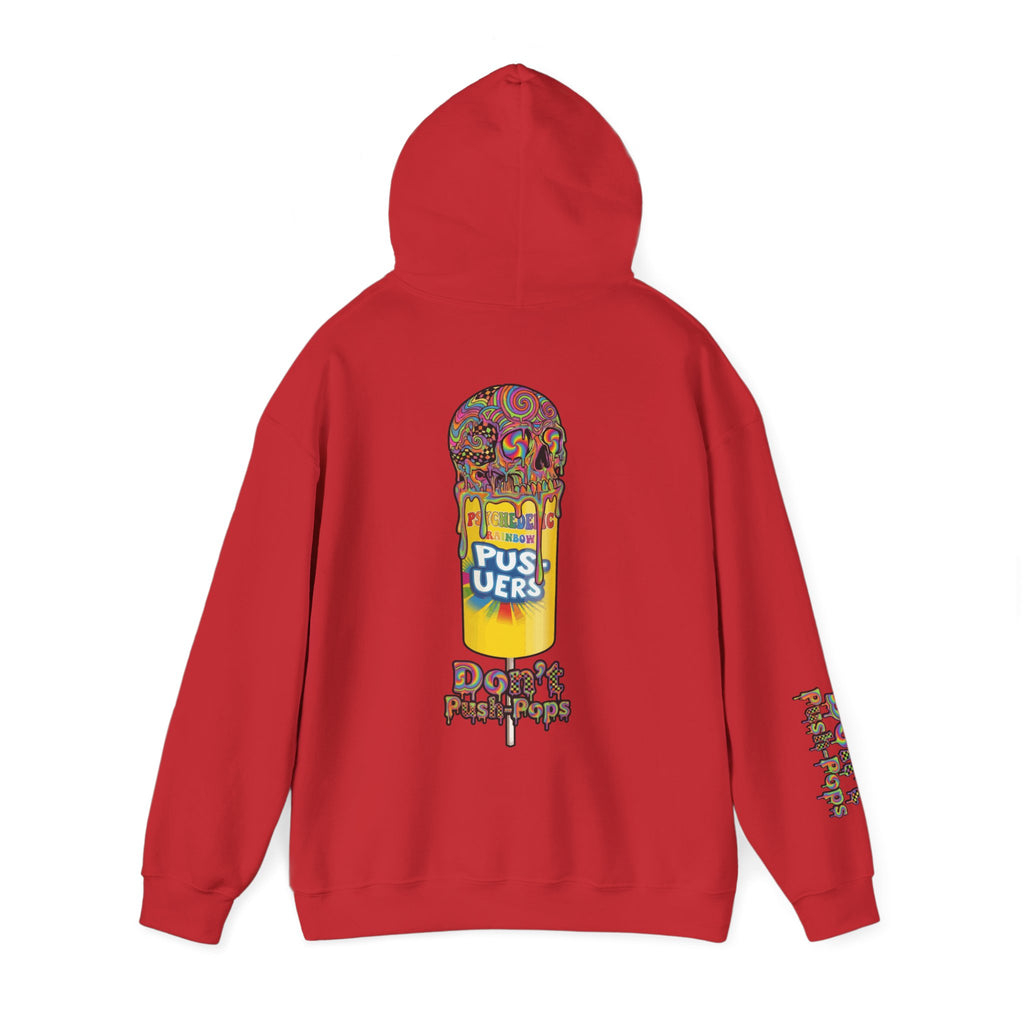 Skullcream-Don’t Push-Pops Hoodie | Dripping Skull Graphic