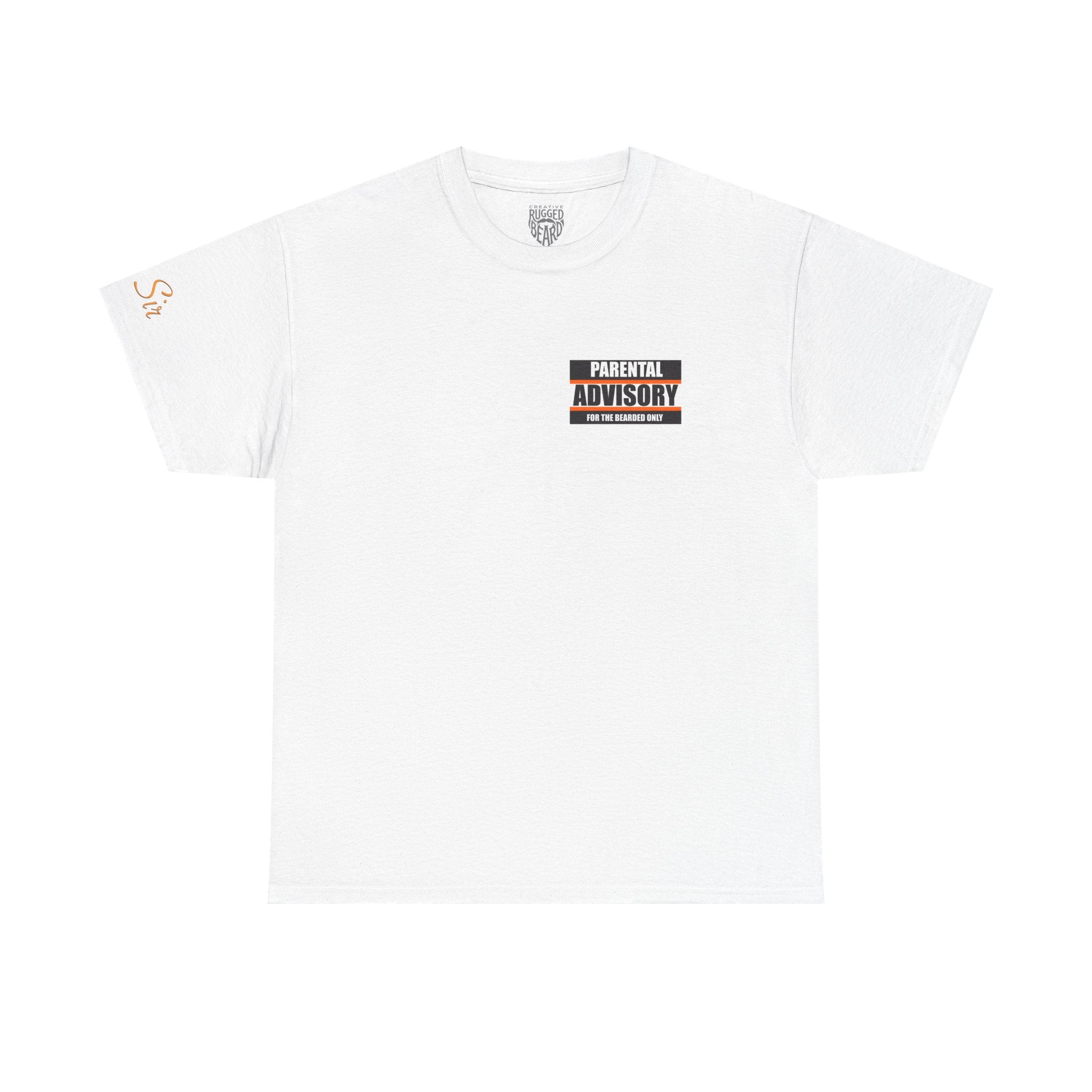 Under the Moon Light Yes Sir T-Shirt | Parental Advisory  for the Bearded