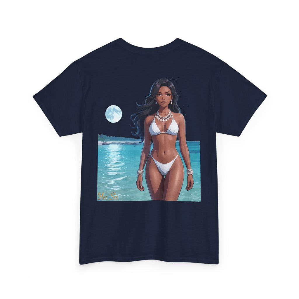Under the Moon Light Yes Sir T-Shirt | Parental Advisory  for the Bearded