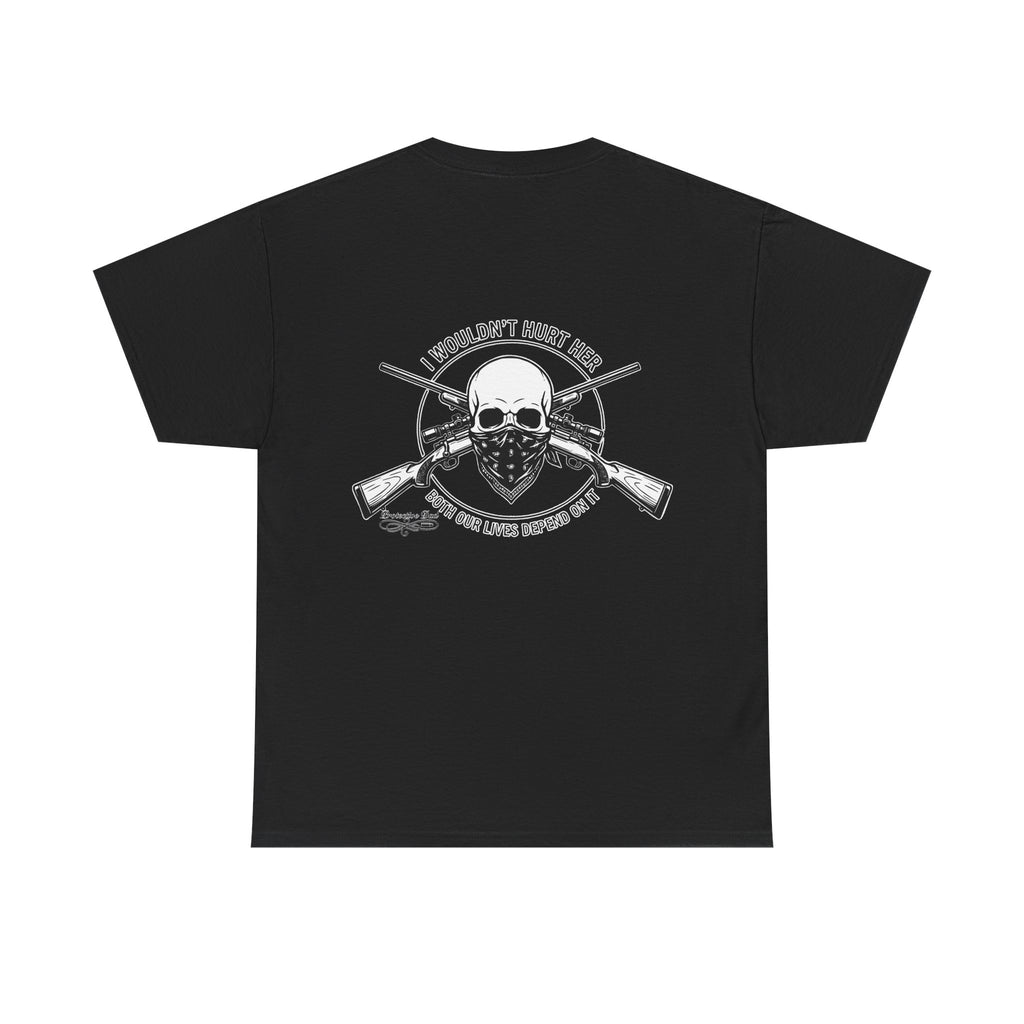 Protective Dad Rifles T-Shirt | Here’s Your Warning
