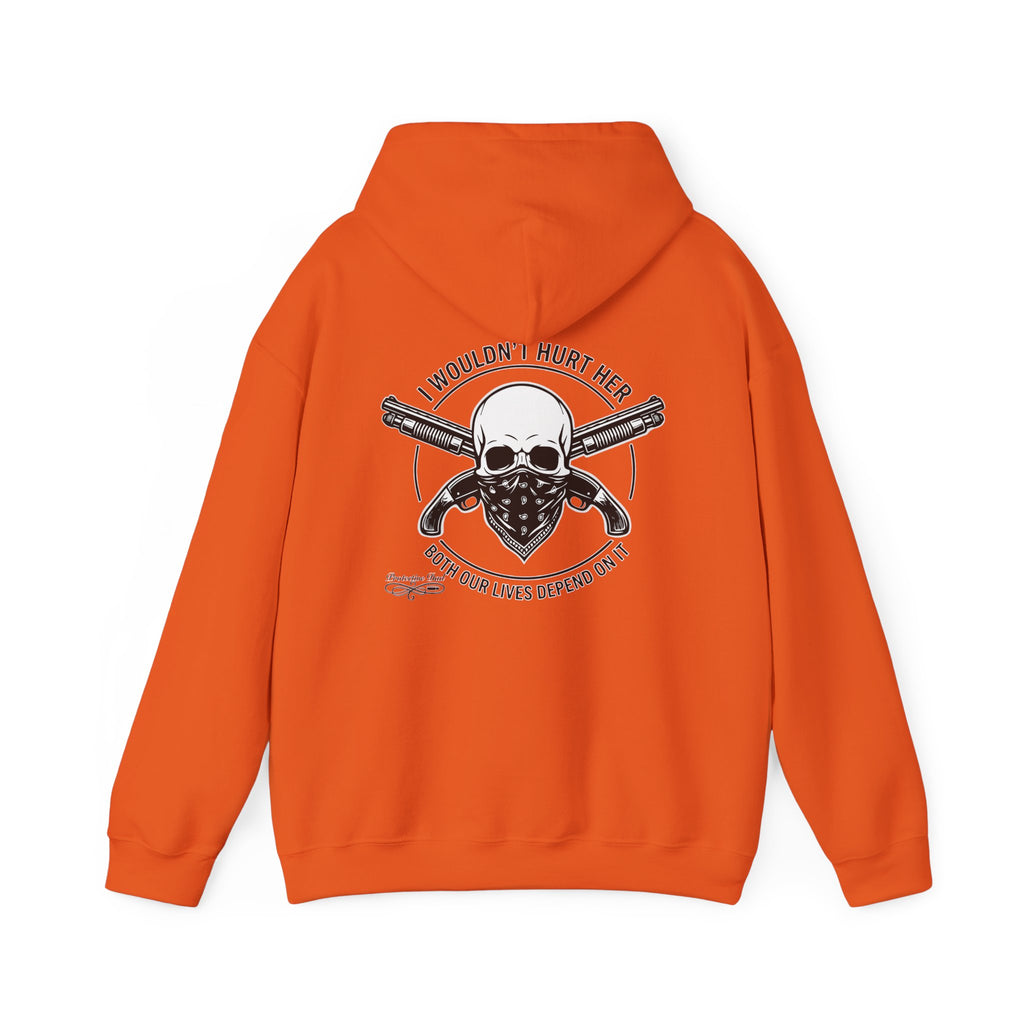 Protective Dad Sawed Off Shotguns - Hoodie | Here’s Your Warning