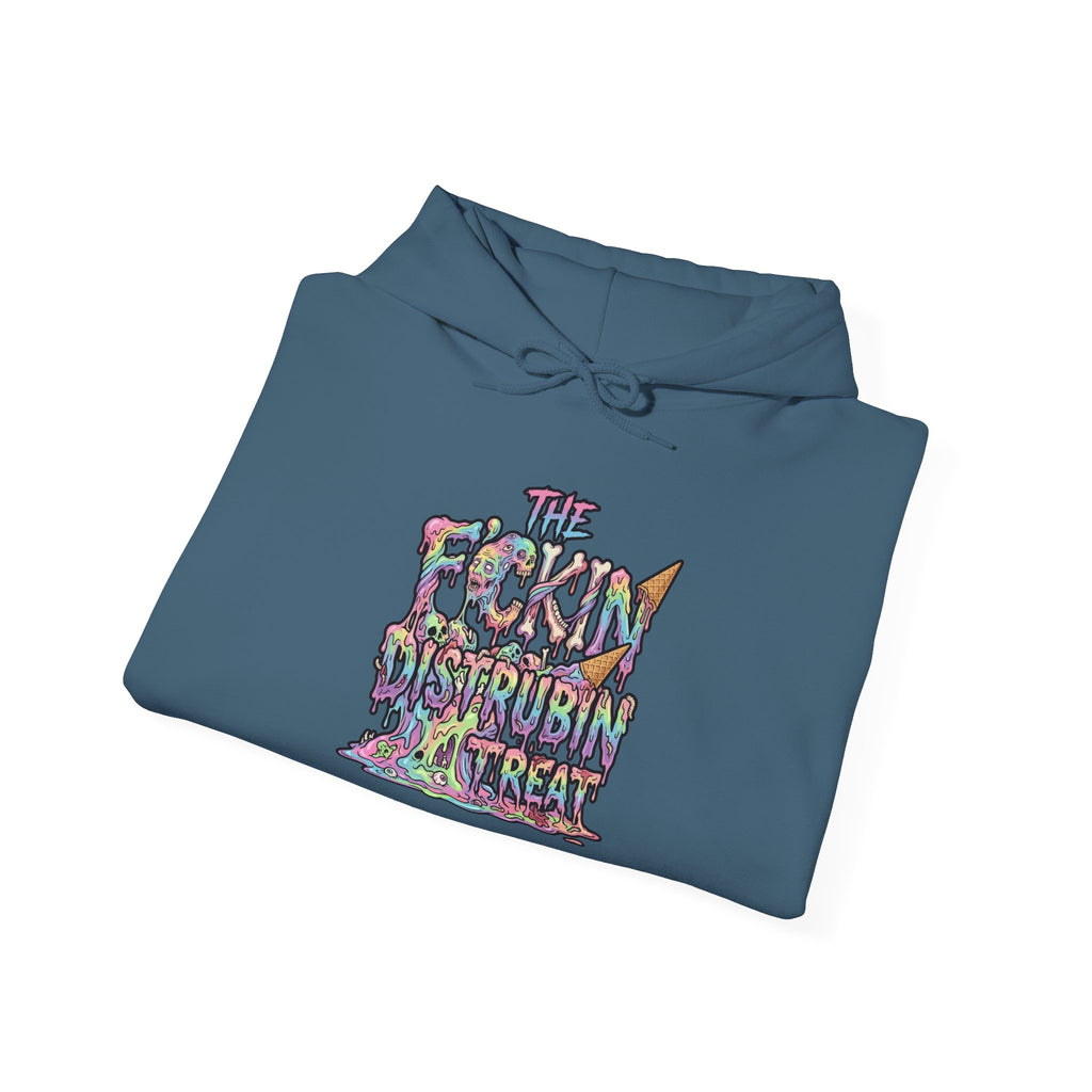 Skullcream-Don’t Push-Pops Hoodie | Dripping Skull Graphic