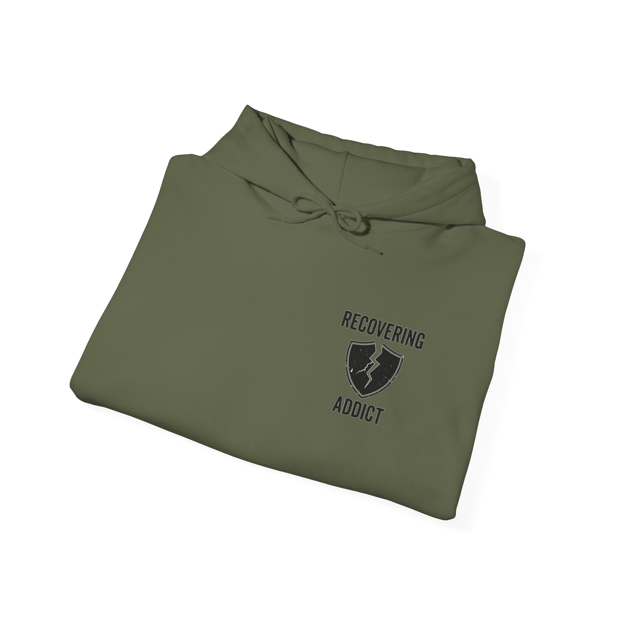 Addicted | Yes Sir Hoodie | Recovering Addict Graphic Hoodie