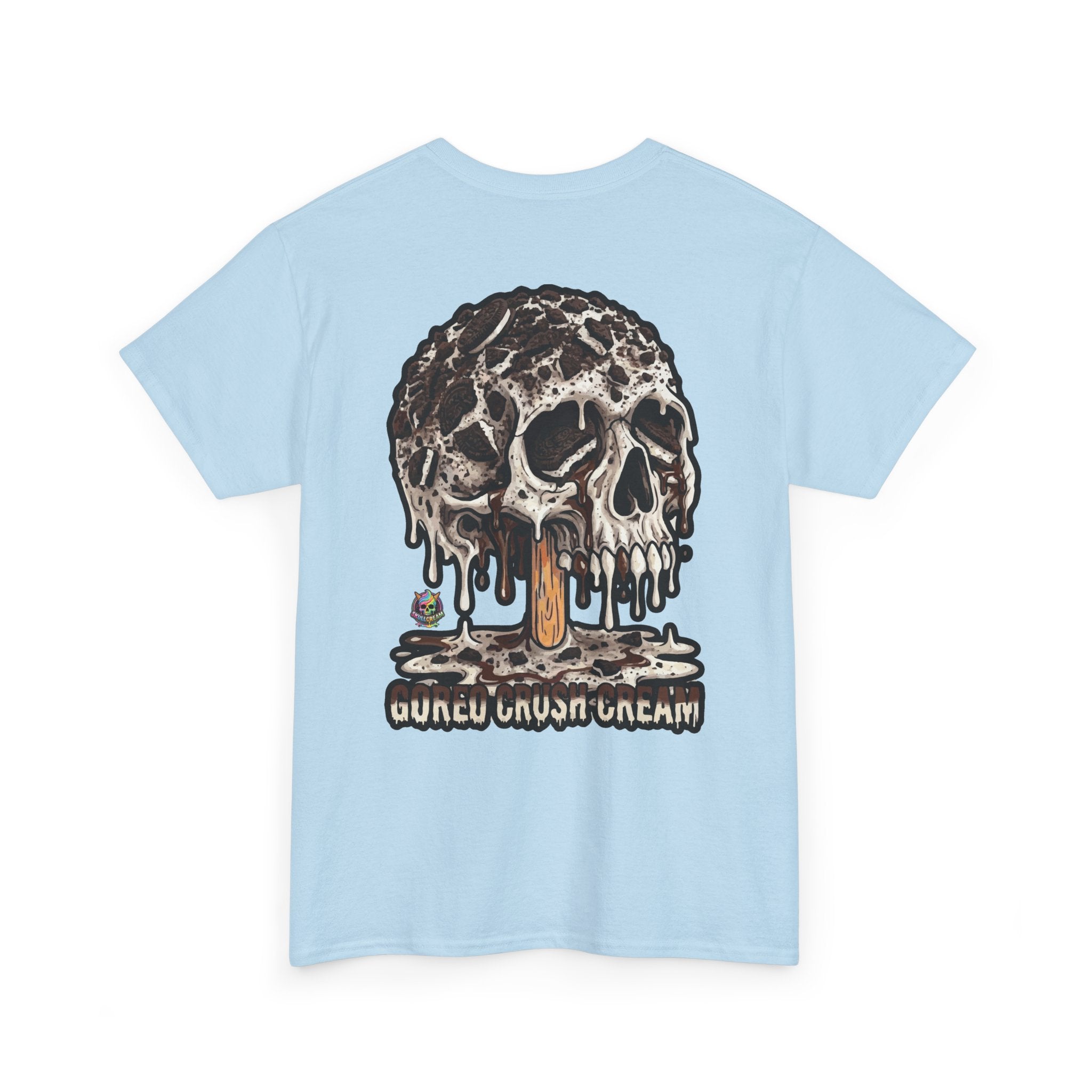 Skullcream-Goreo Crush Cream T-Shirt | Colorful Drip Graphic Tee