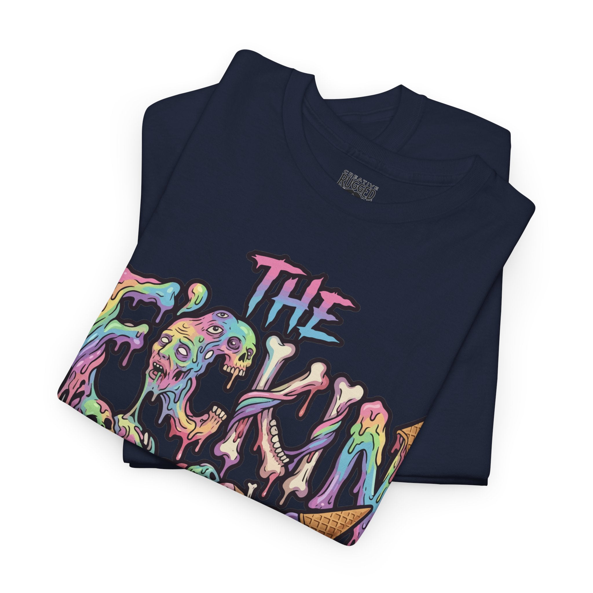 Skullcream Carnival Caramel Apple - Spooky Candy Apple Graphic T-Shirt