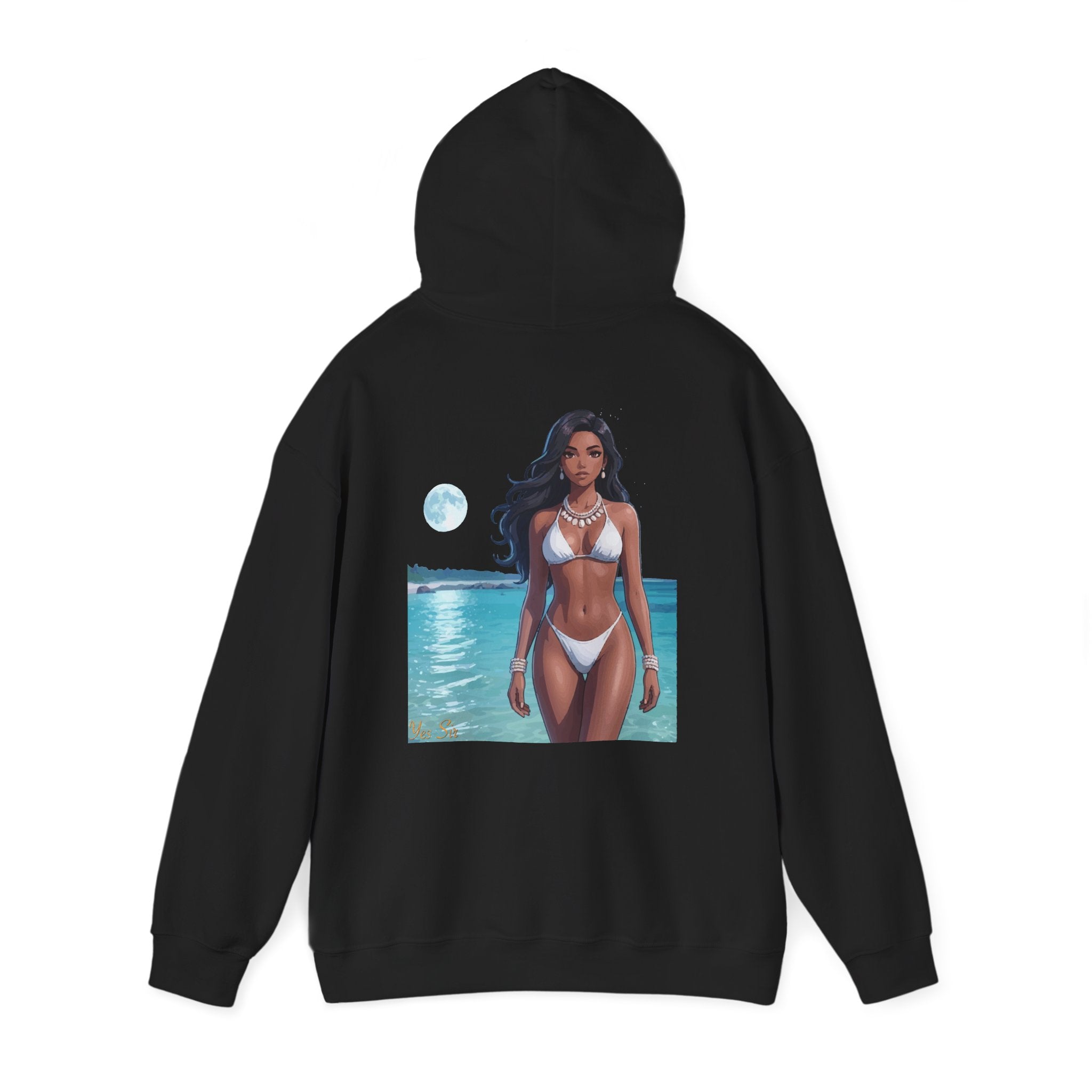 Under the Moon Light Yes Sir Hoodie | Parental Advisory  for the Bearded