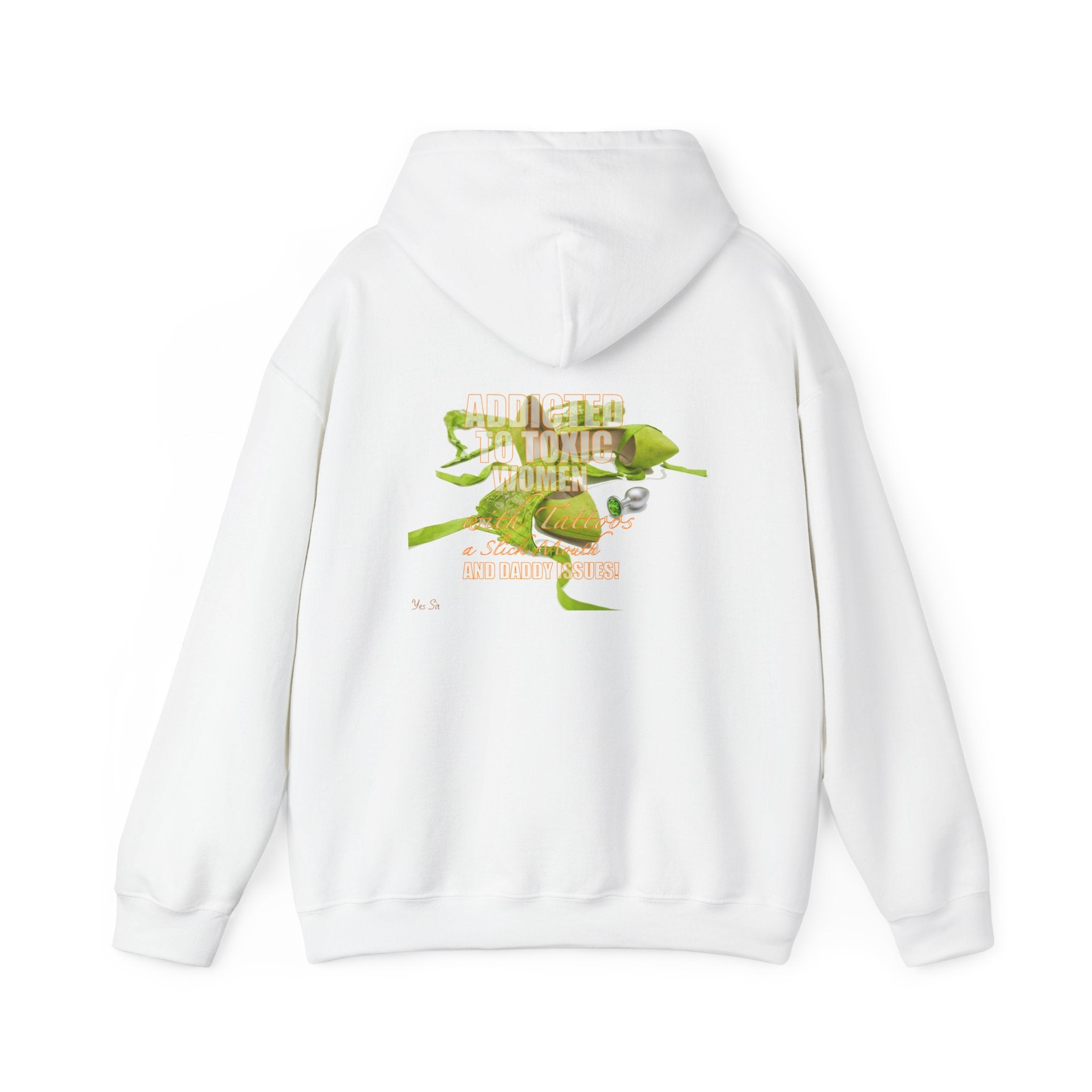Addicted | Yes Sir Hoodie | Recovering Addict Graphic Hoodie