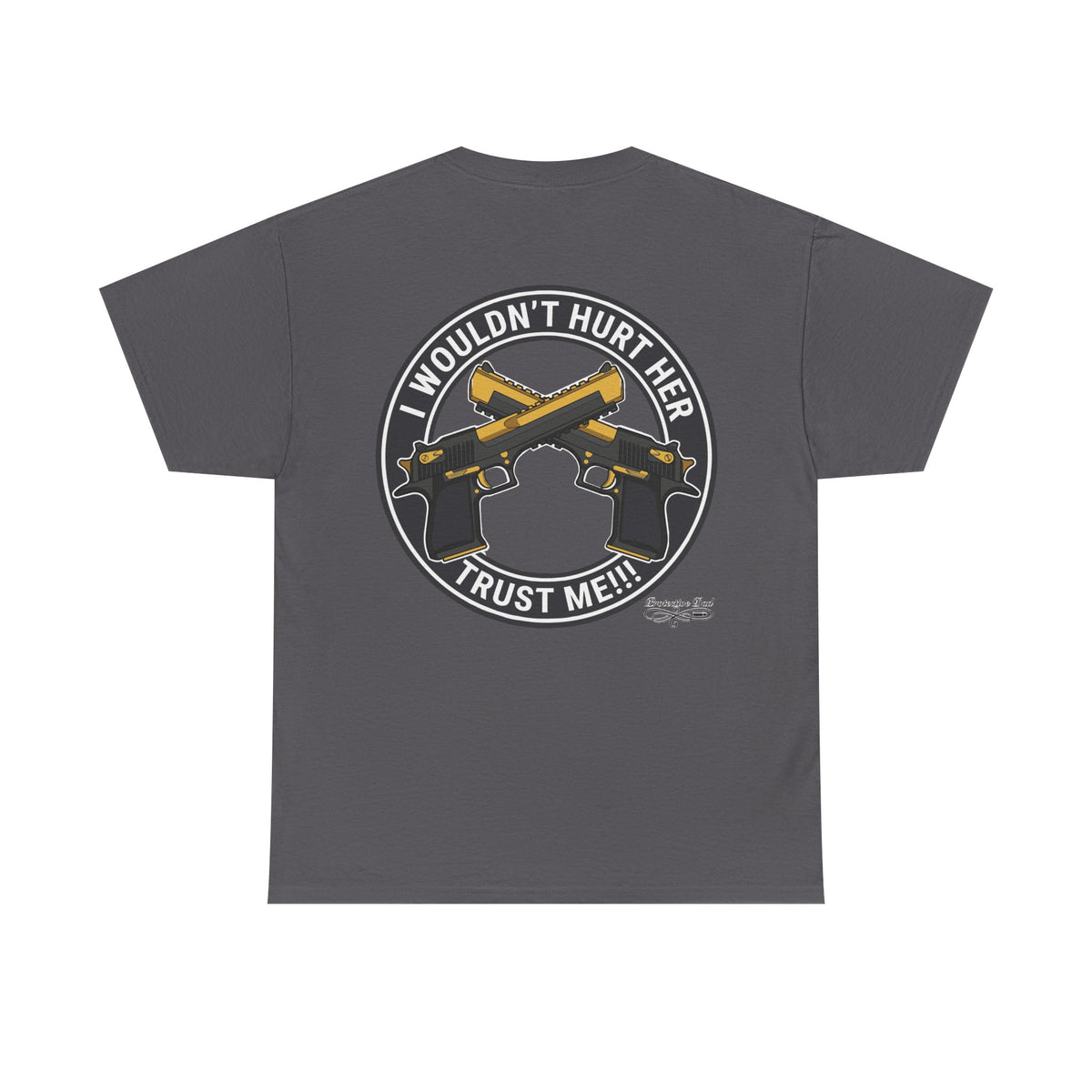 Protective Dad Pistols T-Shirt | Here’s Your Warning
