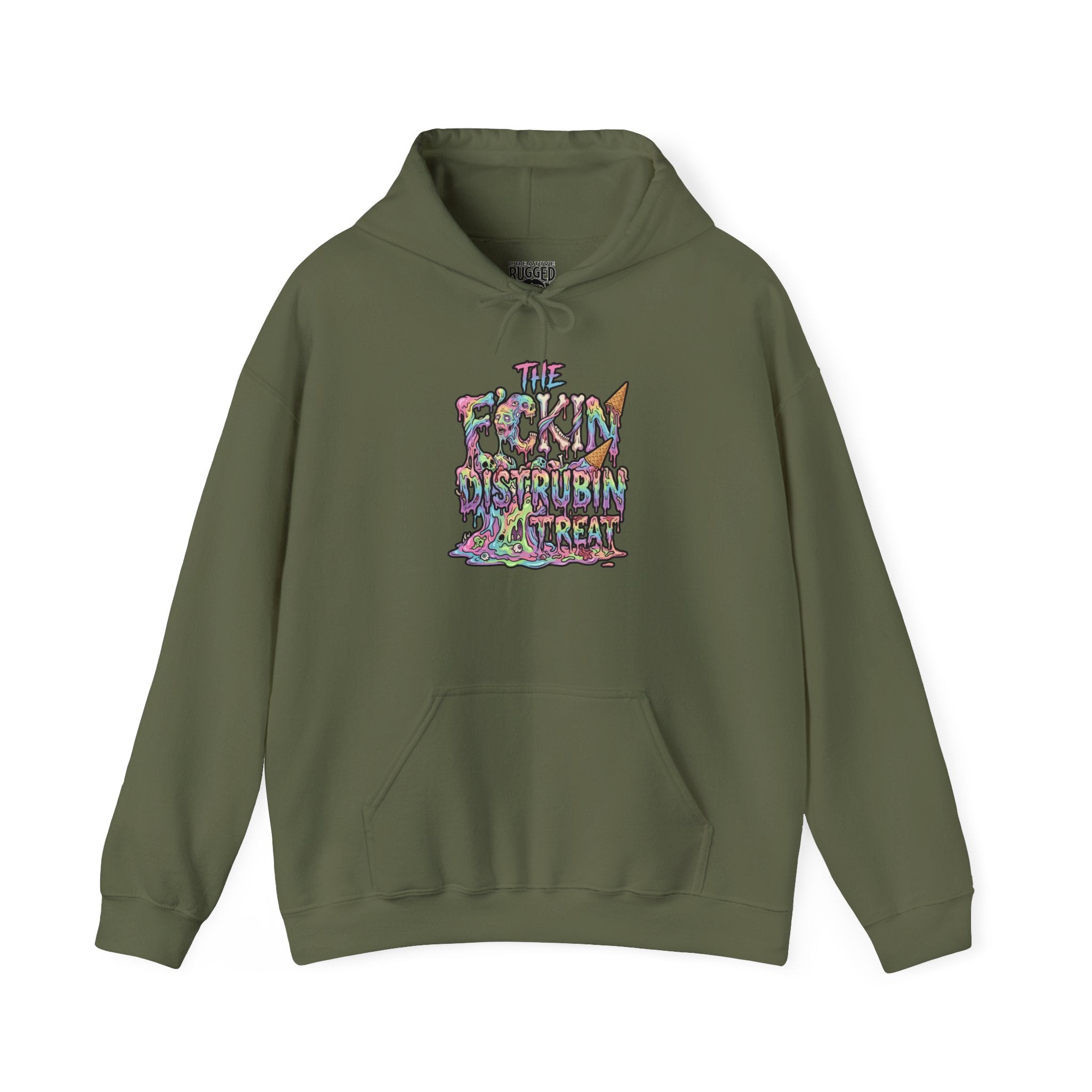 Skullcream-Don’t Push-Pops Hoodie | Dripping Skull Graphic