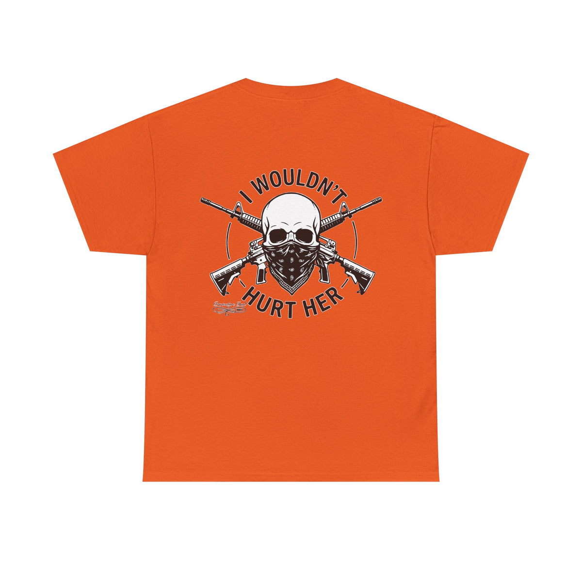 Protective Dad Assault Rifles T-Shirt | Here’s Your Warning