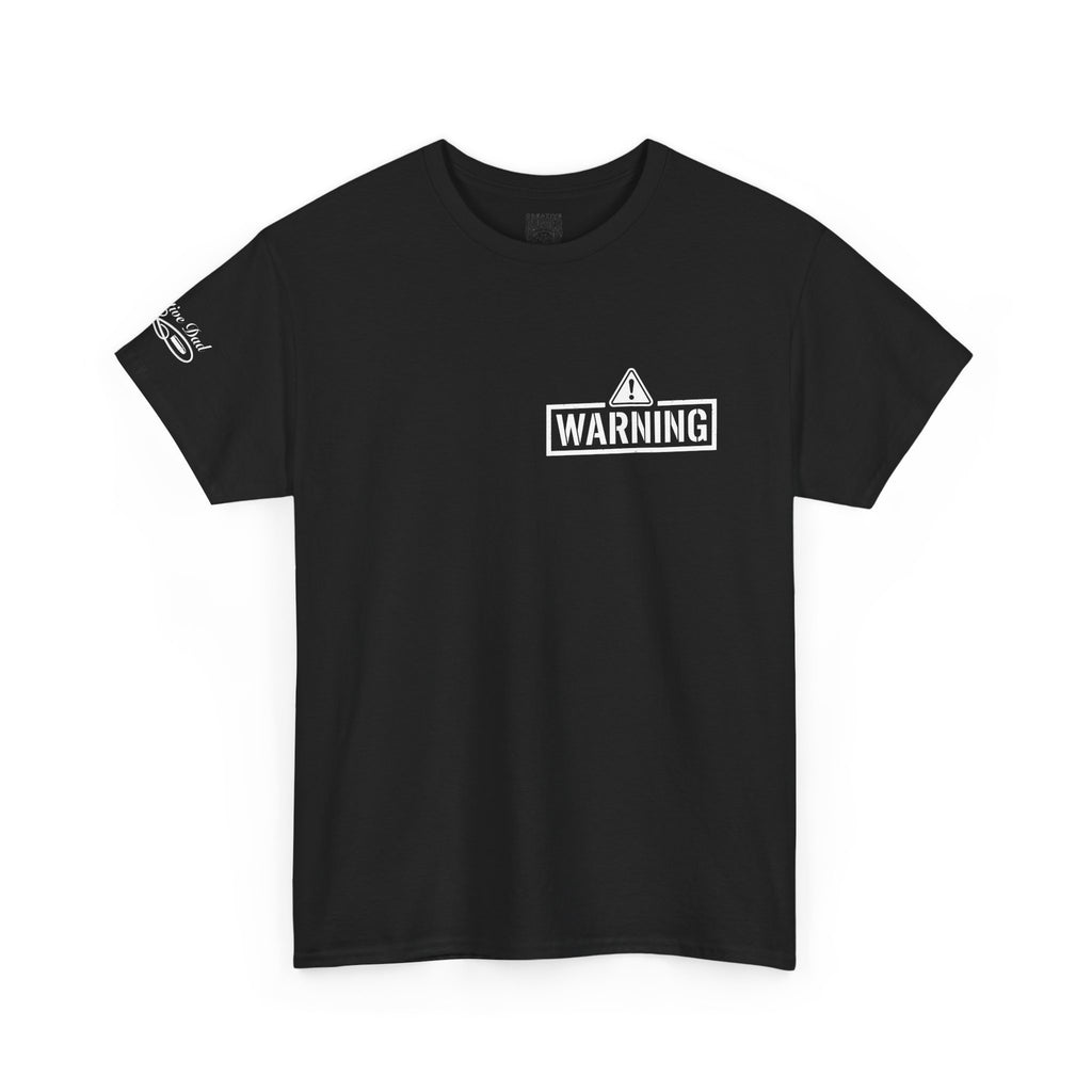 Protective Dad Assault Rifles T-Shirt | Here’s Your Warning