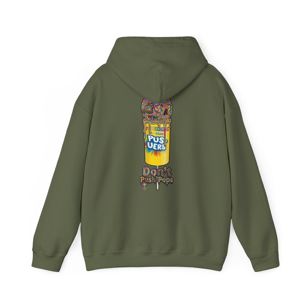 Skullcream-Don’t Push-Pops Hoodie | Dripping Skull Graphic