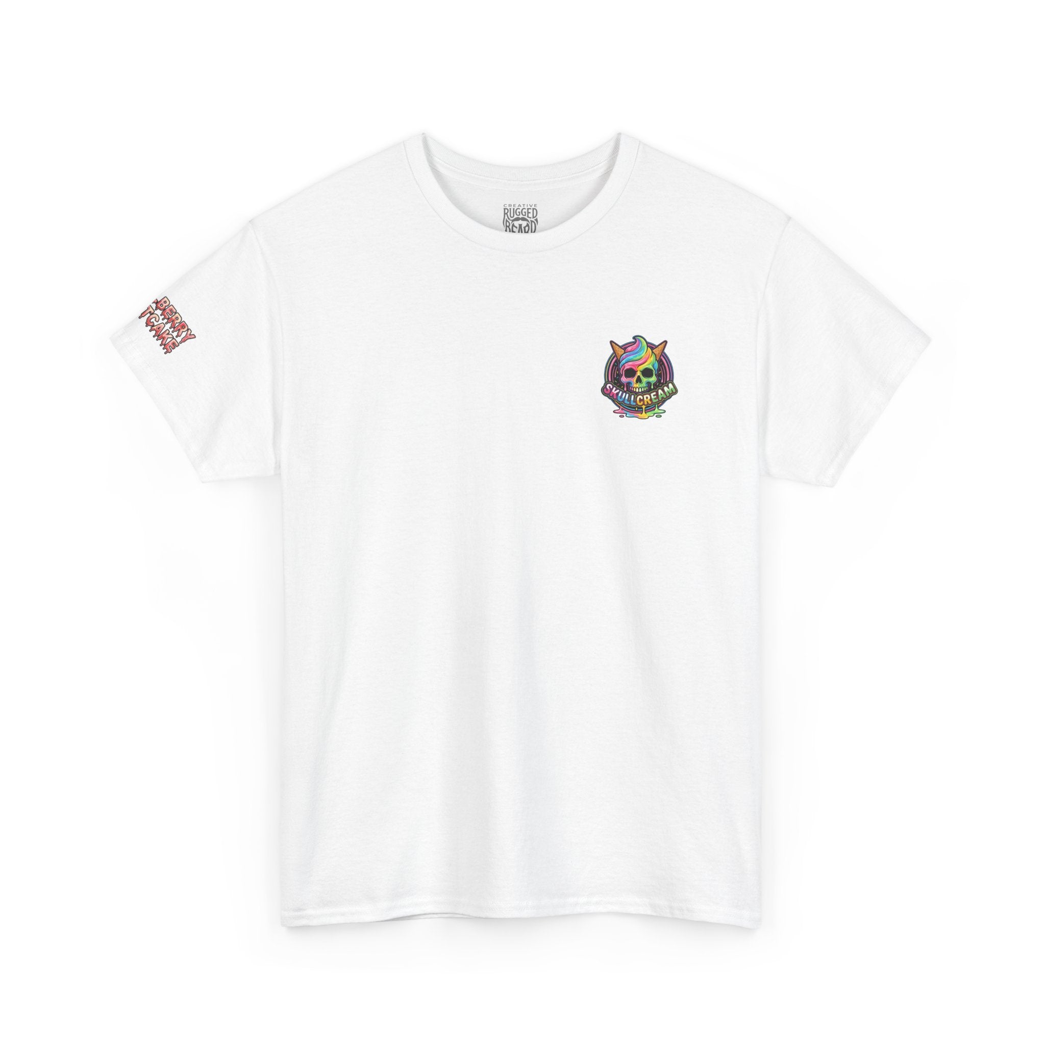 Skullcream-Skullberry Shortcake T-Shirt | Colorful Drip Graphic Tee