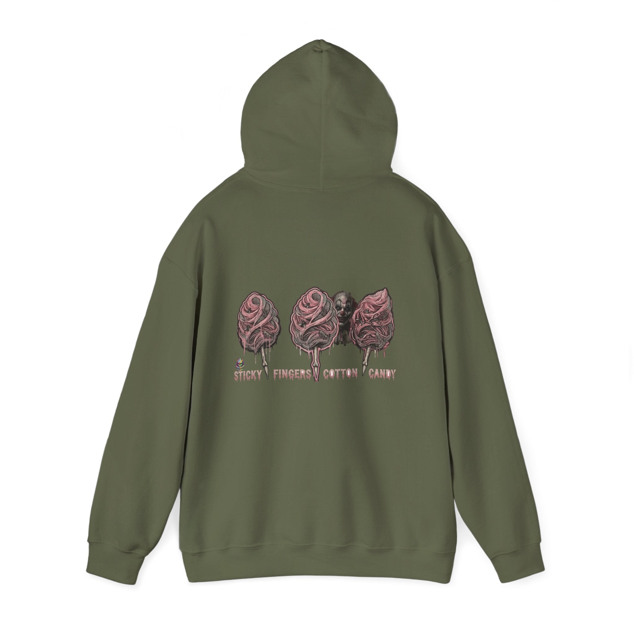 Cotton Candy Skullcream Hoodie — Sticky Fingers Band Graphic Pullover