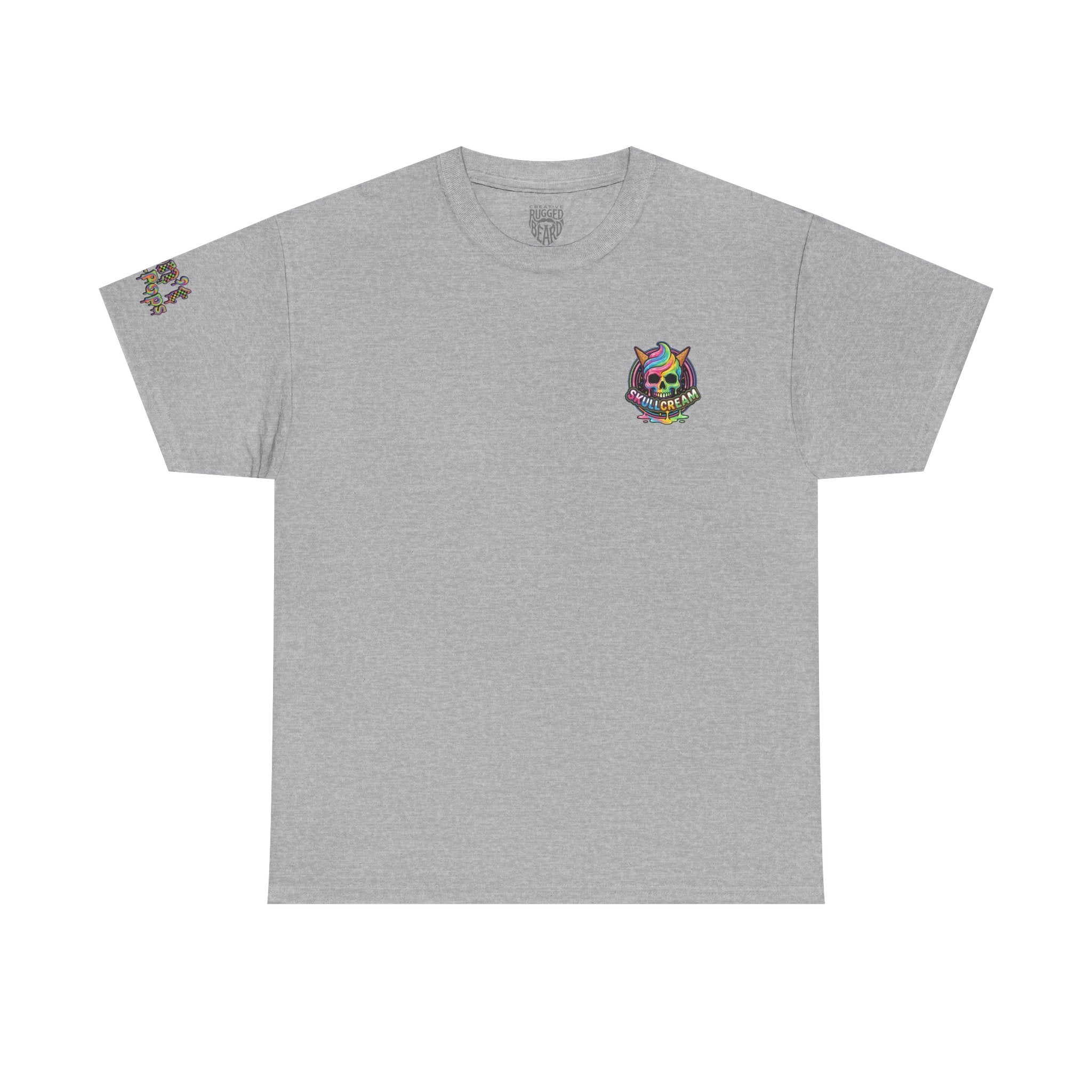 Skullcream-Don’t Push-Pops T-Shirt | Colorful Drip Graphic Tee