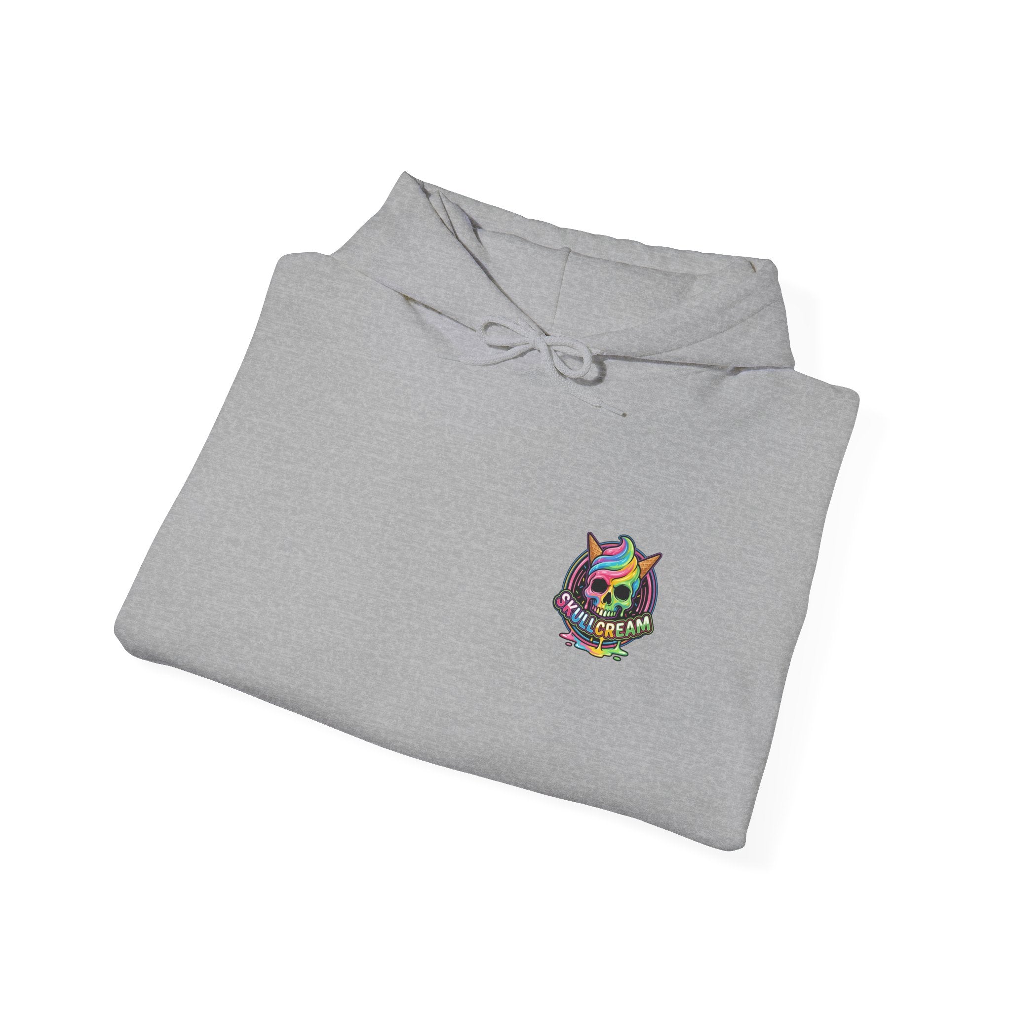 Skullcream-Don’t Push-Pops Hoodie | Dripping Skull Graphic
