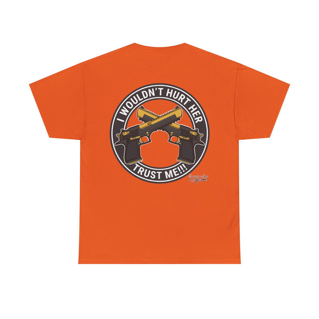 Protective Dad Pistols T-Shirt | Here’s Your Warning