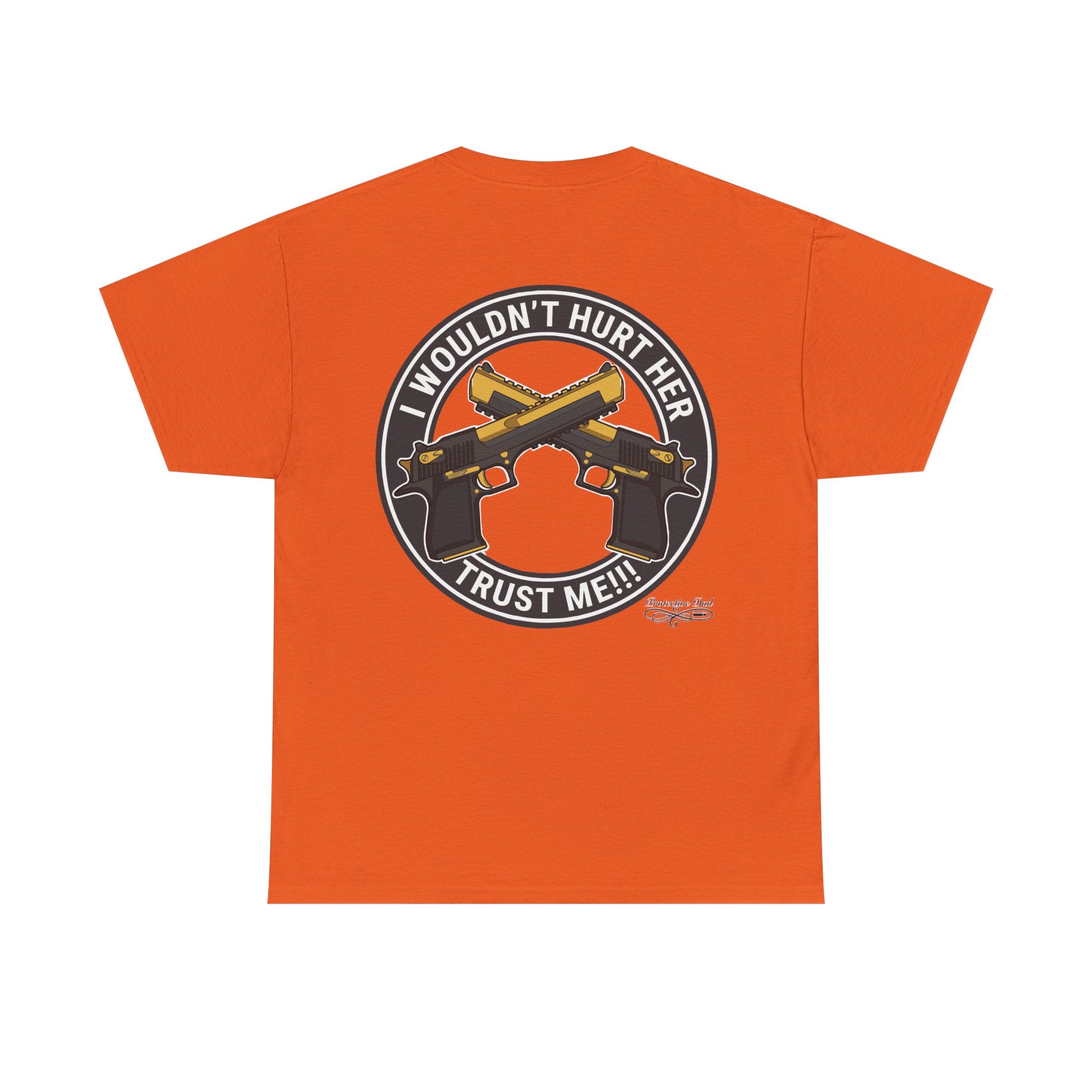 Protective Dad Pistols T-Shirt | Here’s Your Warning