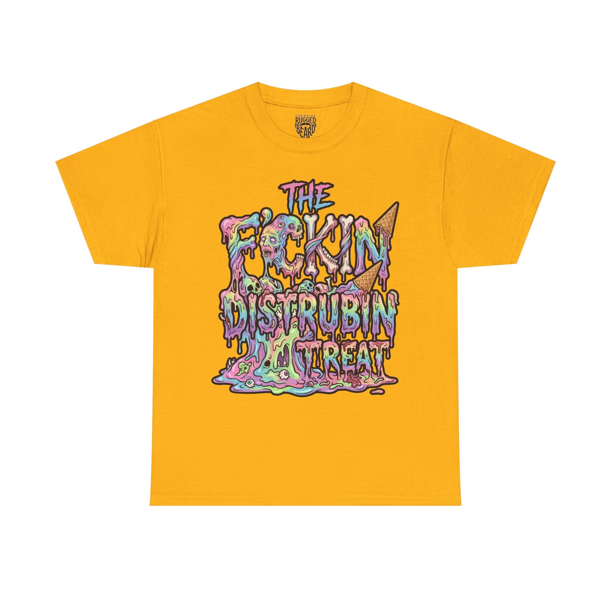 Skullcream Carnival Caramel Apple - Spooky Candy Apple Graphic T-Shirt